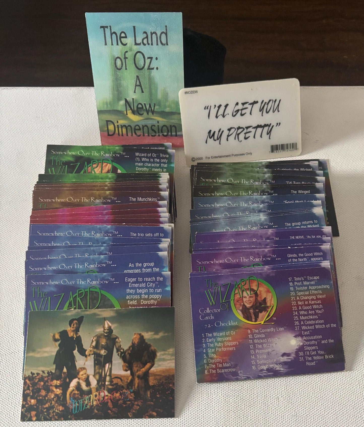 Vintage The Wizard of Oz Collector Cards Lover Antiques and Vintage
