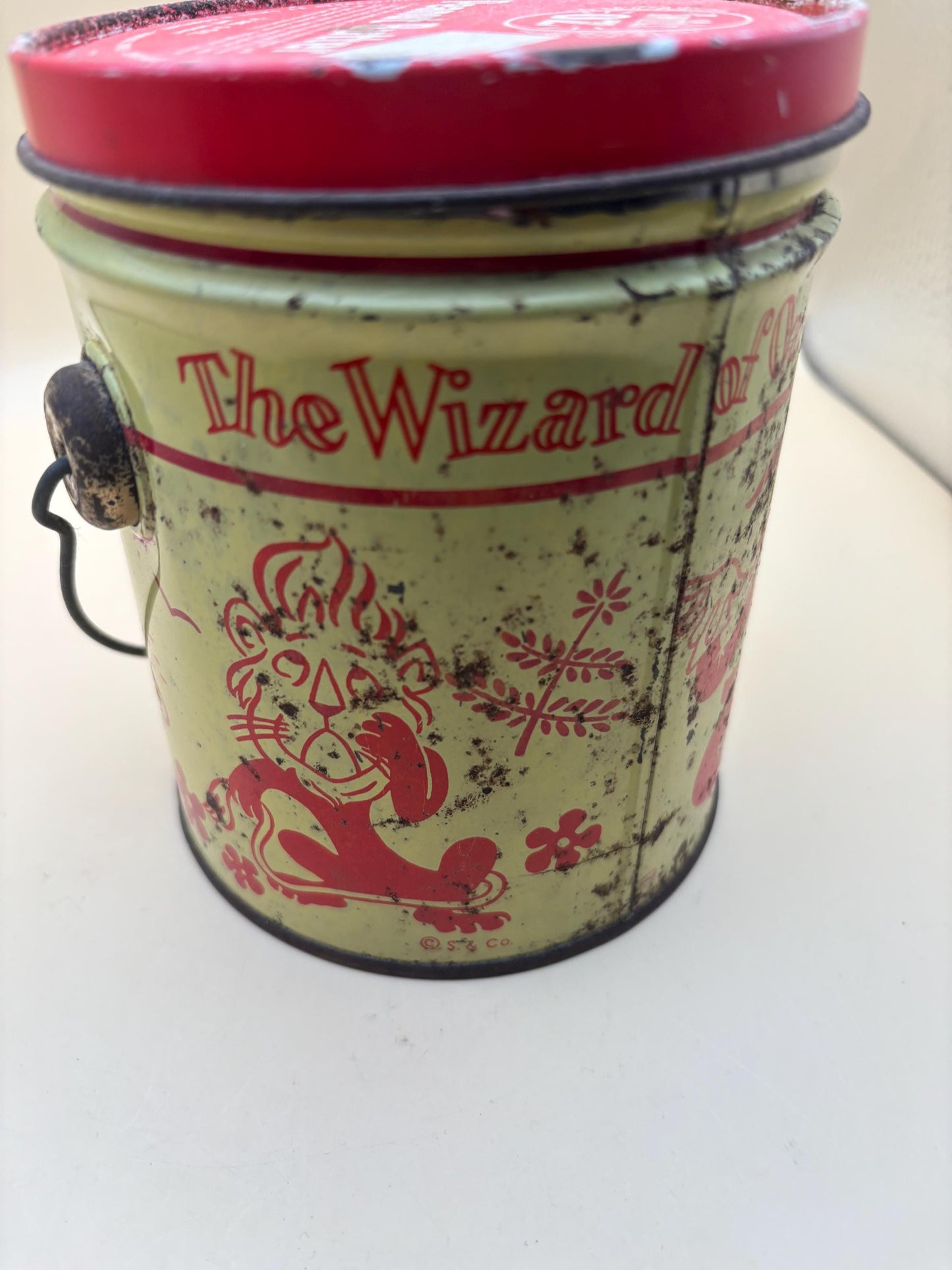 Vintage Wizard of Oz Peanut Butter Tin Pail with Lid Lover Antiques and Vintage