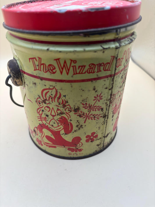 Vintage Wizard of Oz Peanut Butter Tin Pail with Lid Lover Antiques and Vintage