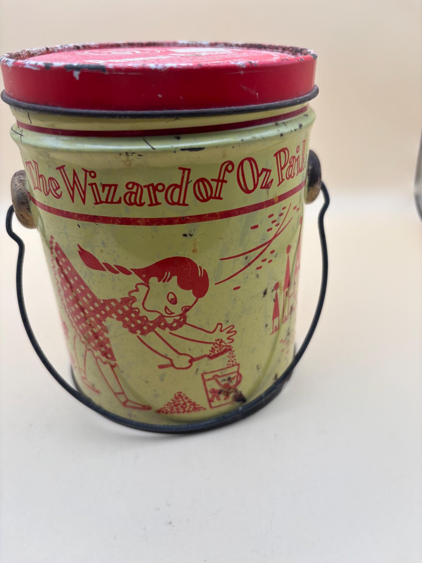 Vintage Wizard of Oz Peanut Butter Tin Pail with Lid Lover Antiques and Vintage