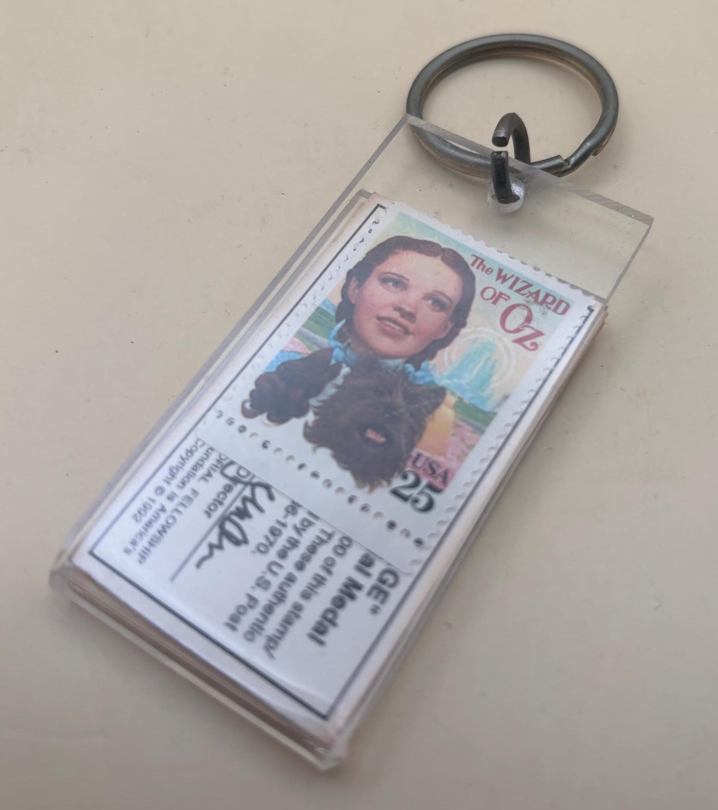 Vintage Dorothy Stamp and Keychain From The Wizard of Oz Lover Antiques and Vintage