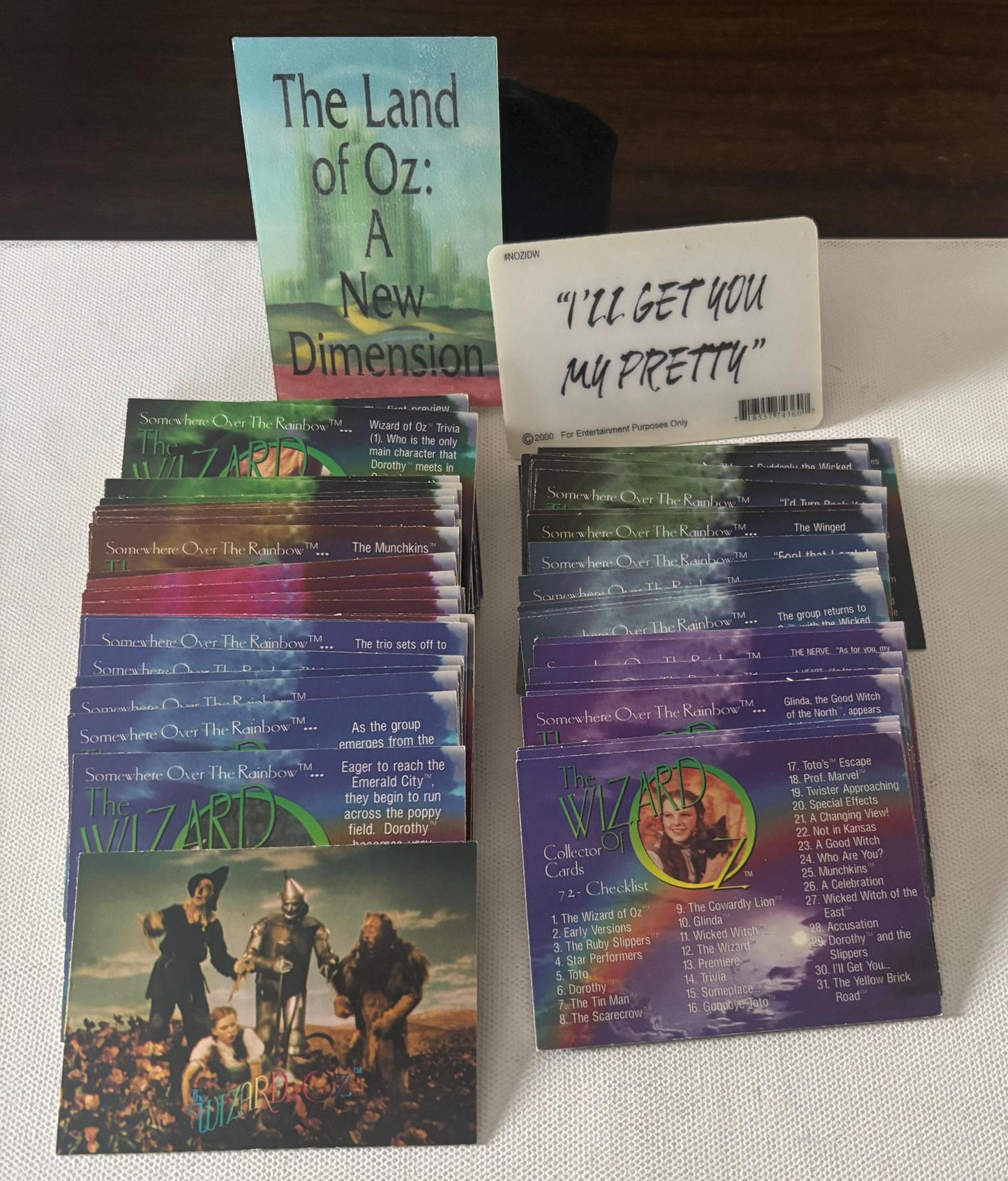 Vintage The Wizard of Oz Collector Cards Lover Antiques and Vintage