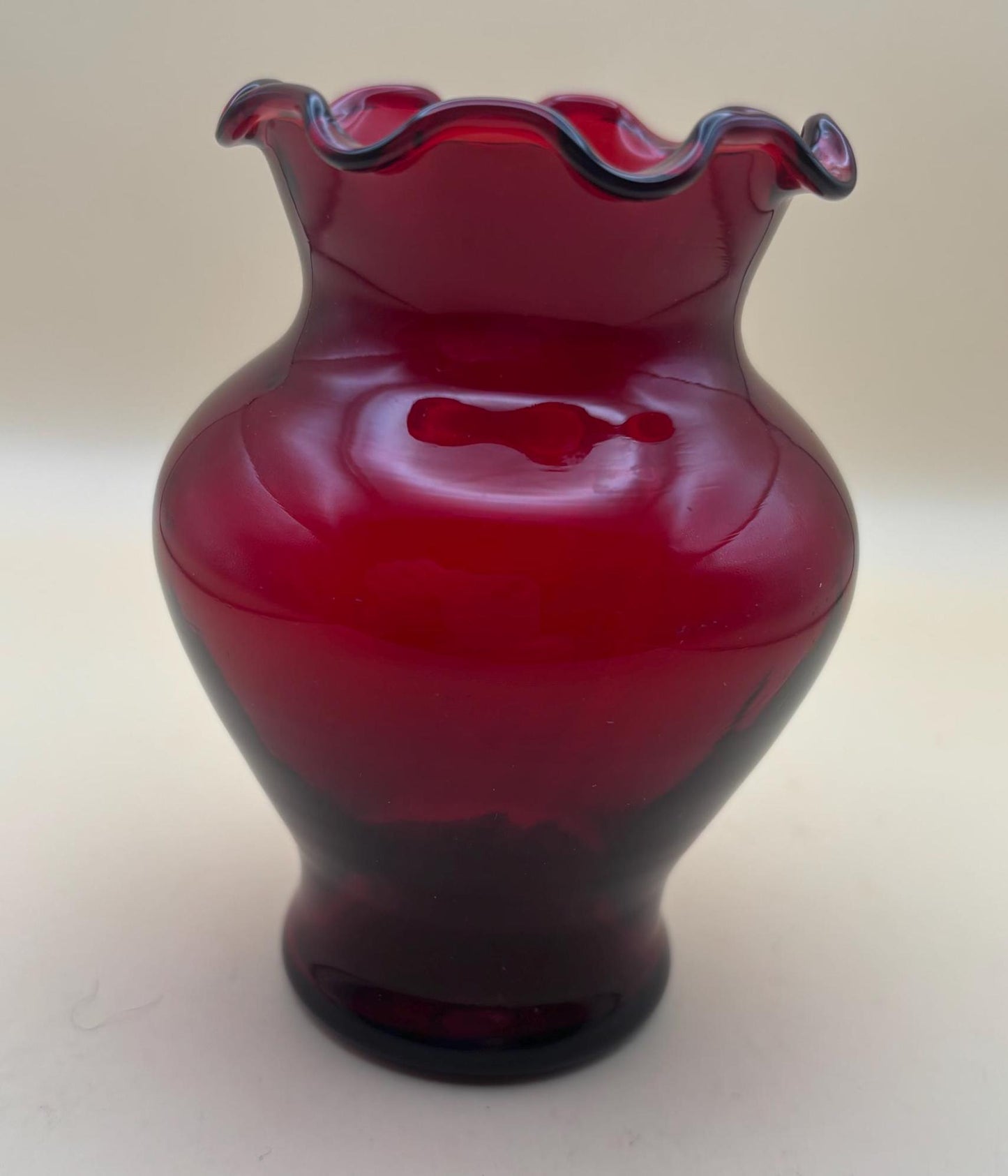 Vintage LG Wright Glass Co Daisy & Cube Amber Goblet Lover Antiques and Vintage