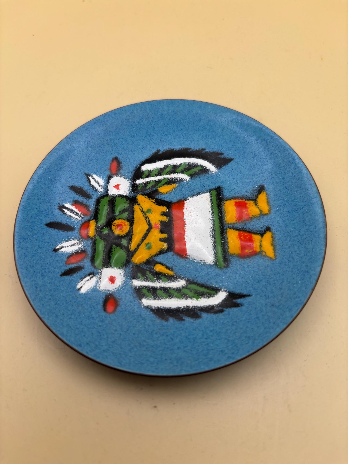 Vintage Hand Painted Coaster Choose Between 6 Colors Lover Antiques and Vintage