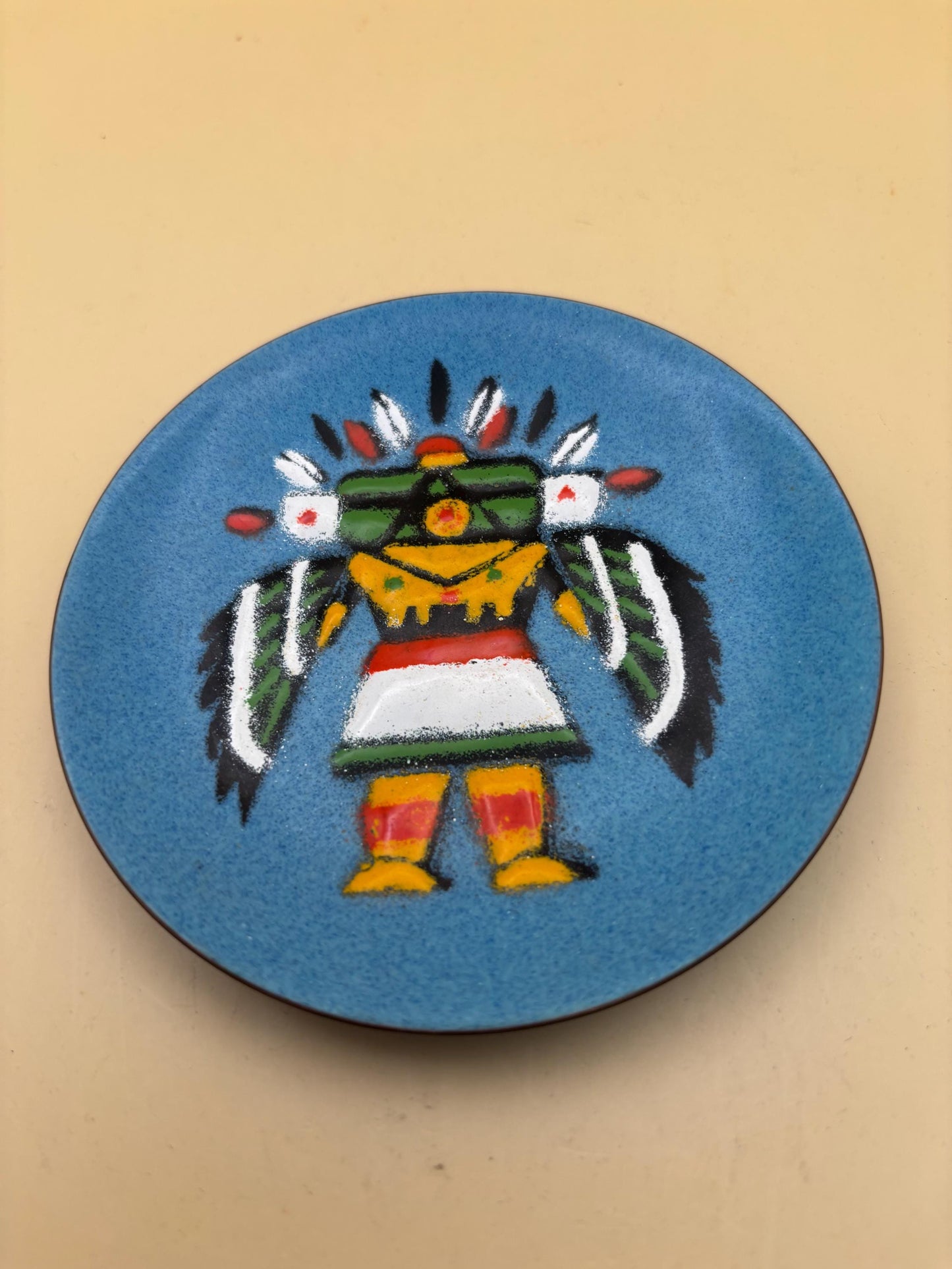 Vintage Hand Painted Coaster Choose Between 6 Colors Lover Antiques and Vintage