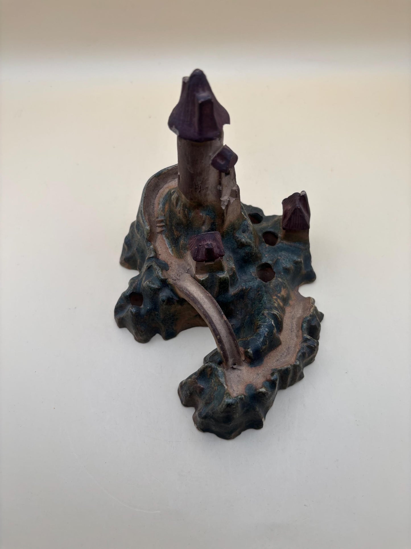 Vintage Castle Figurine with a Road Leading to Our Castle Home Lover Antiques and Vintage