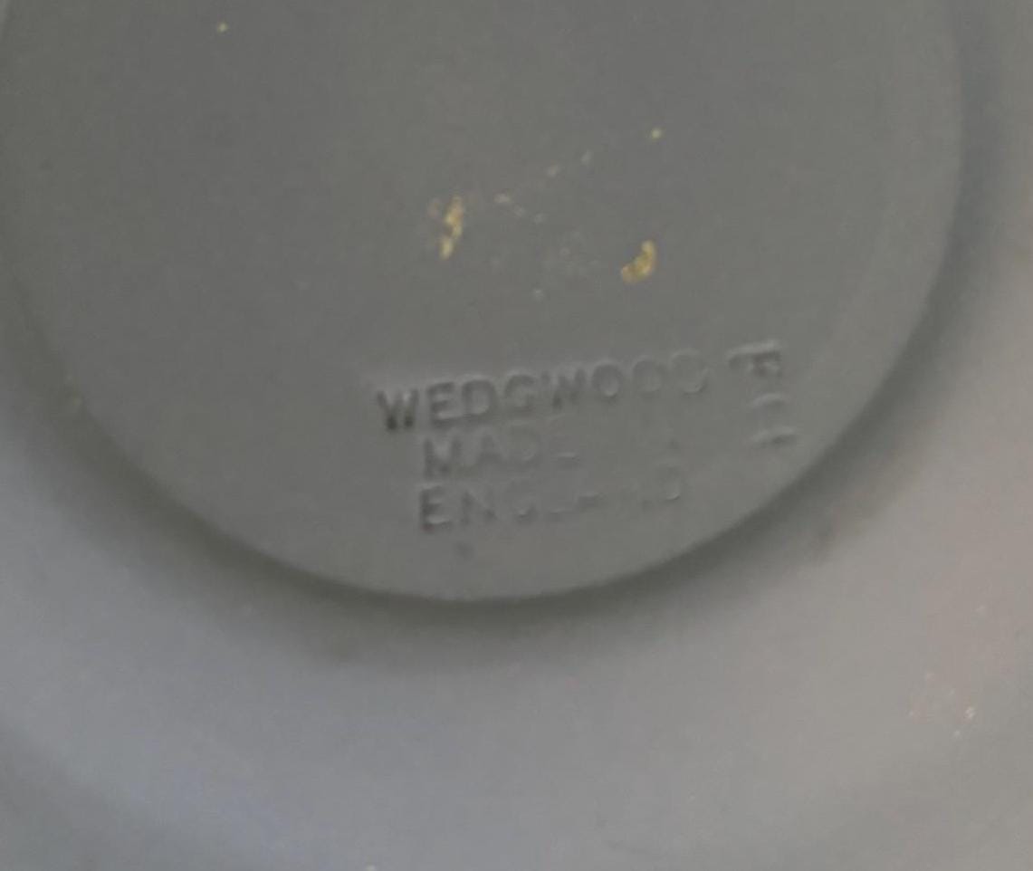 Vintage Wedgwood State of New Hampshire Seal Plate Blue Jasperware Plate Made in England Porcelain Lover Antiques and Vintage