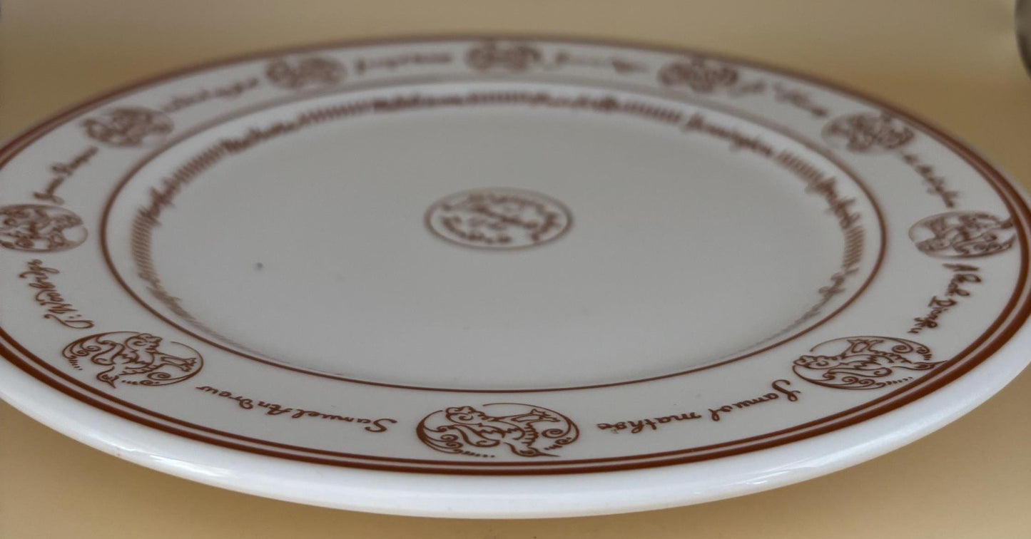 Vintage Bradford School Plate by Syracuse China Lover Antiques and Vintage