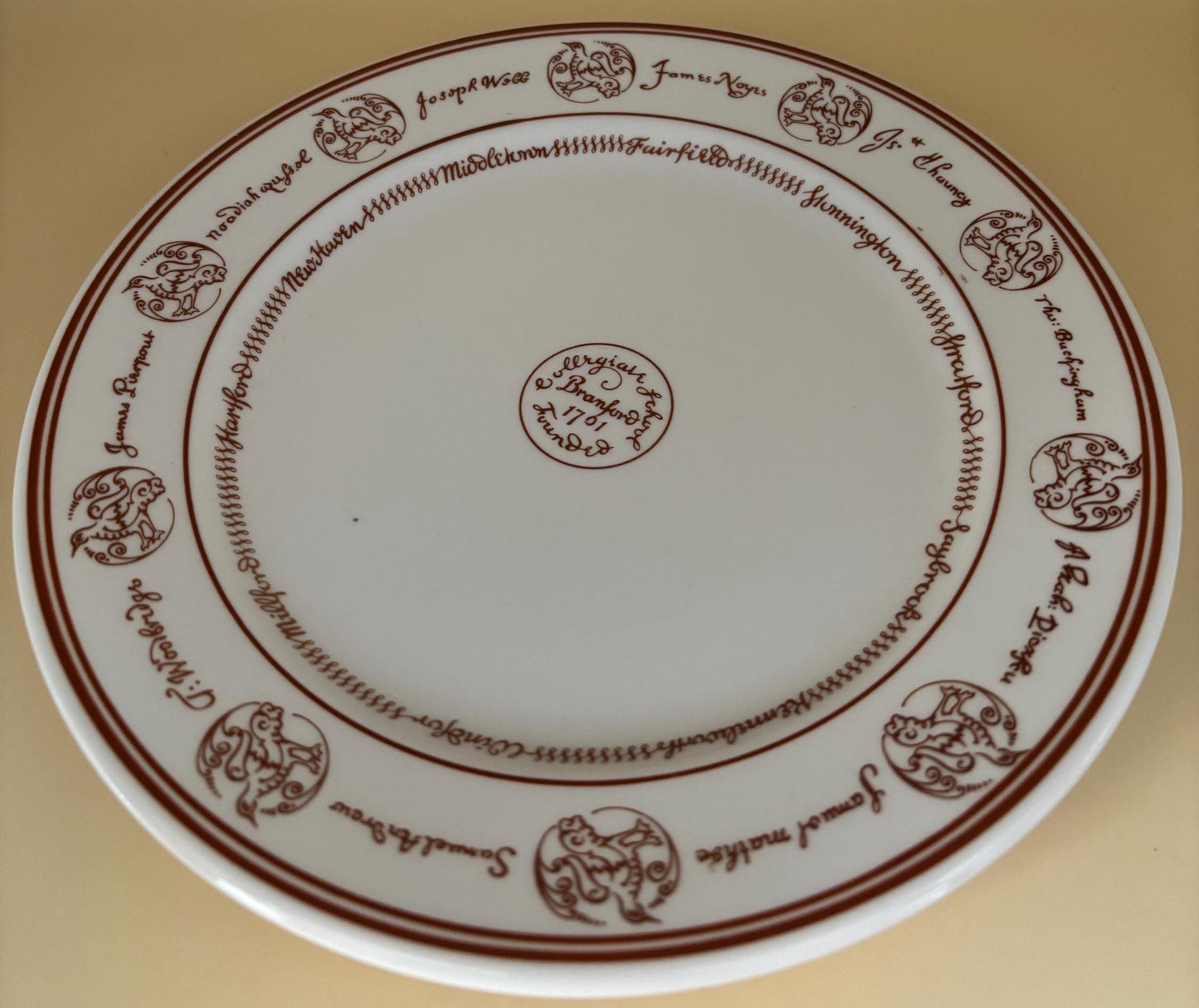 Vintage Bradford School Plate by Syracuse China Lover Antiques and Vintage