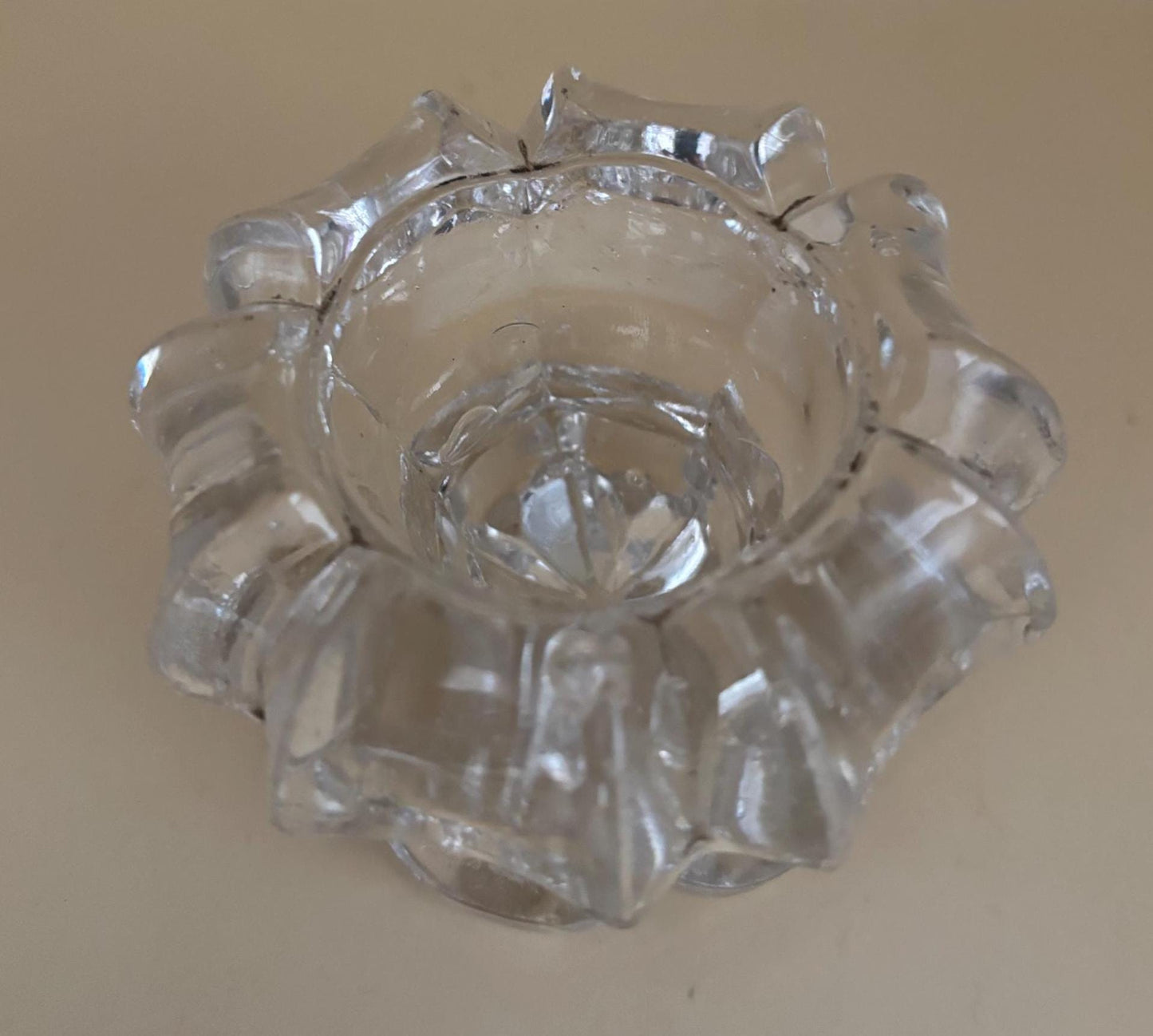 Antique Bakewell Early Flint Glass Imperial Master Salts Lover Antiques and Vintage