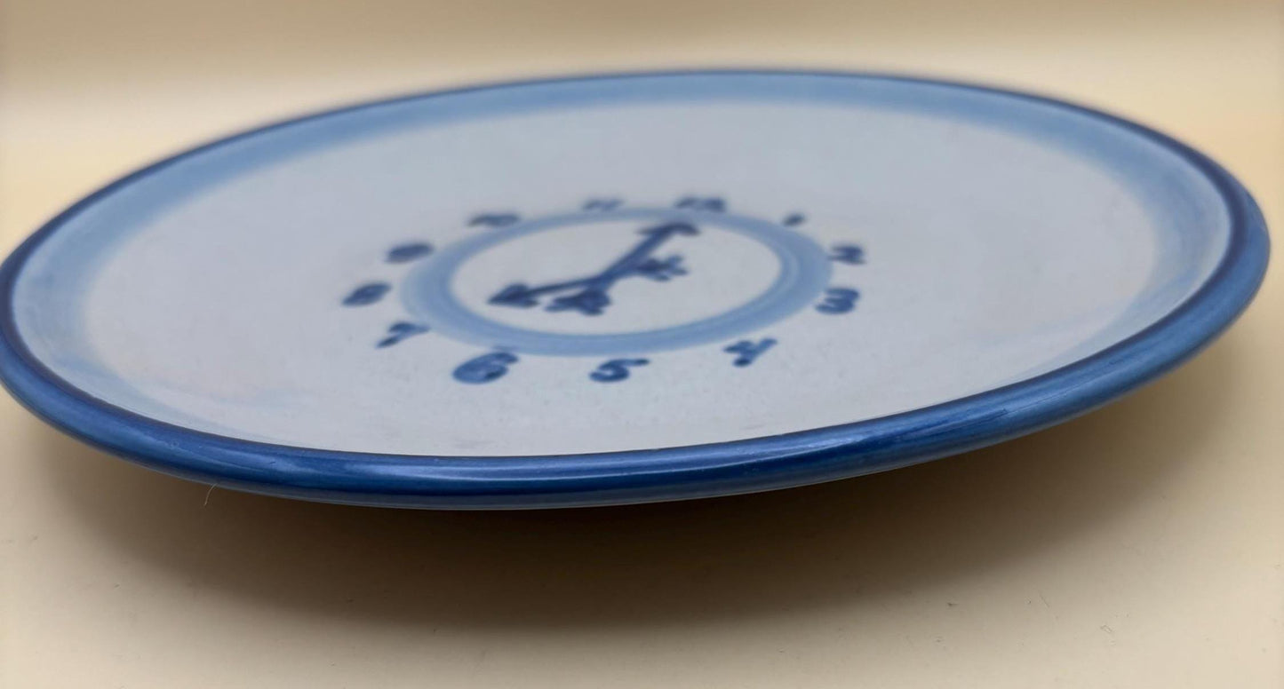 Vintage MA Hadley Clock Plate 7:00 Lover Antiques and Vintage