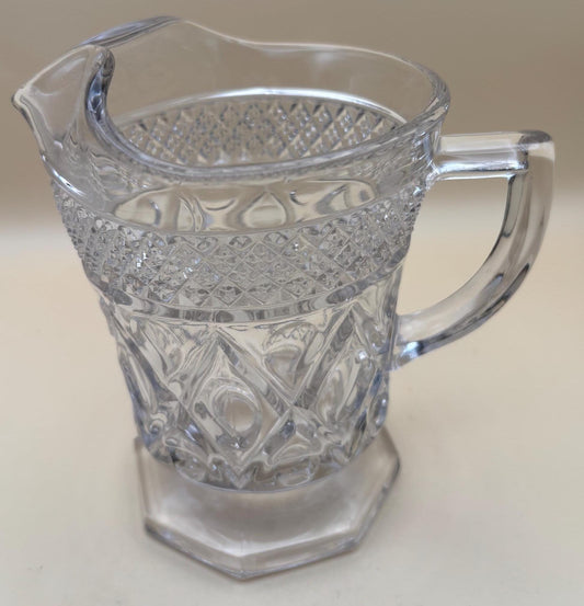 Vintage Cape Cod Glass Pitcher or Glass Creamer Footed Imperial Glass Lover Antiques and Vintage