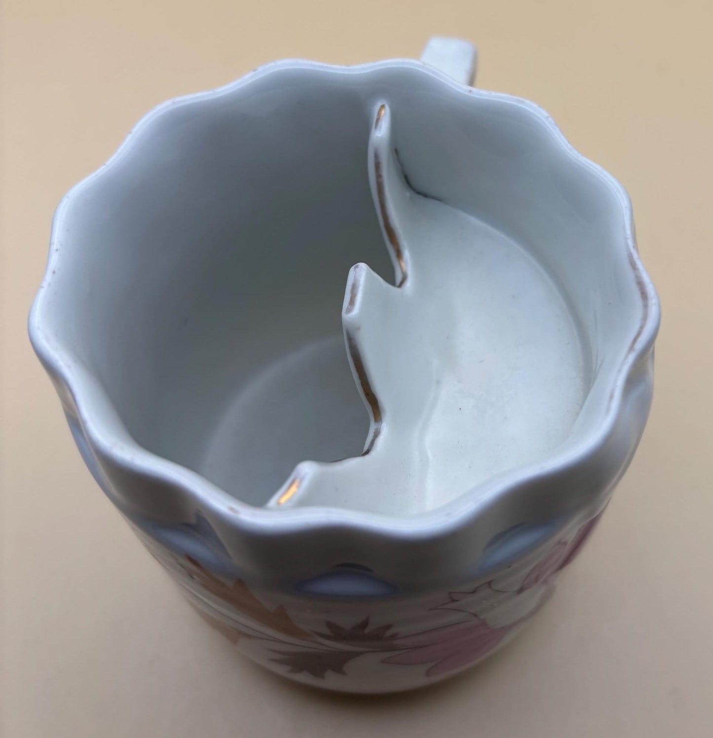 Antique Porcelain Shaving Mug Mustache Cup Lover Antiques and Vintage