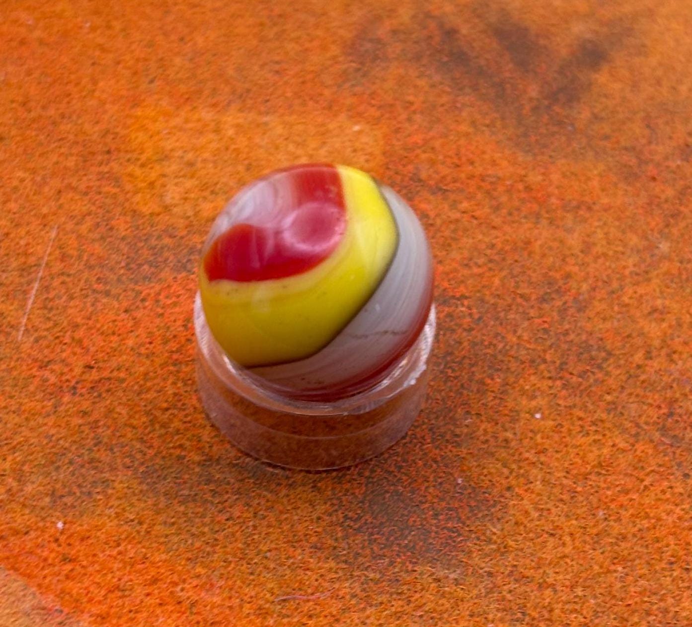 Vintage Akro Popeye Tri Color Onyx Marble Lover Antiques and Vintage