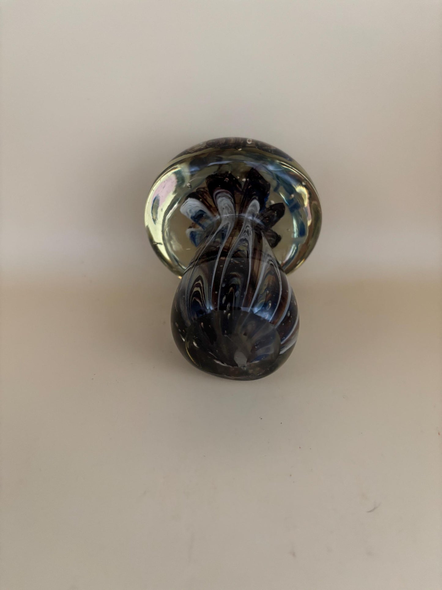 Vintage Murano Glass Mushroom Figurine Lover Antiques and Vintage