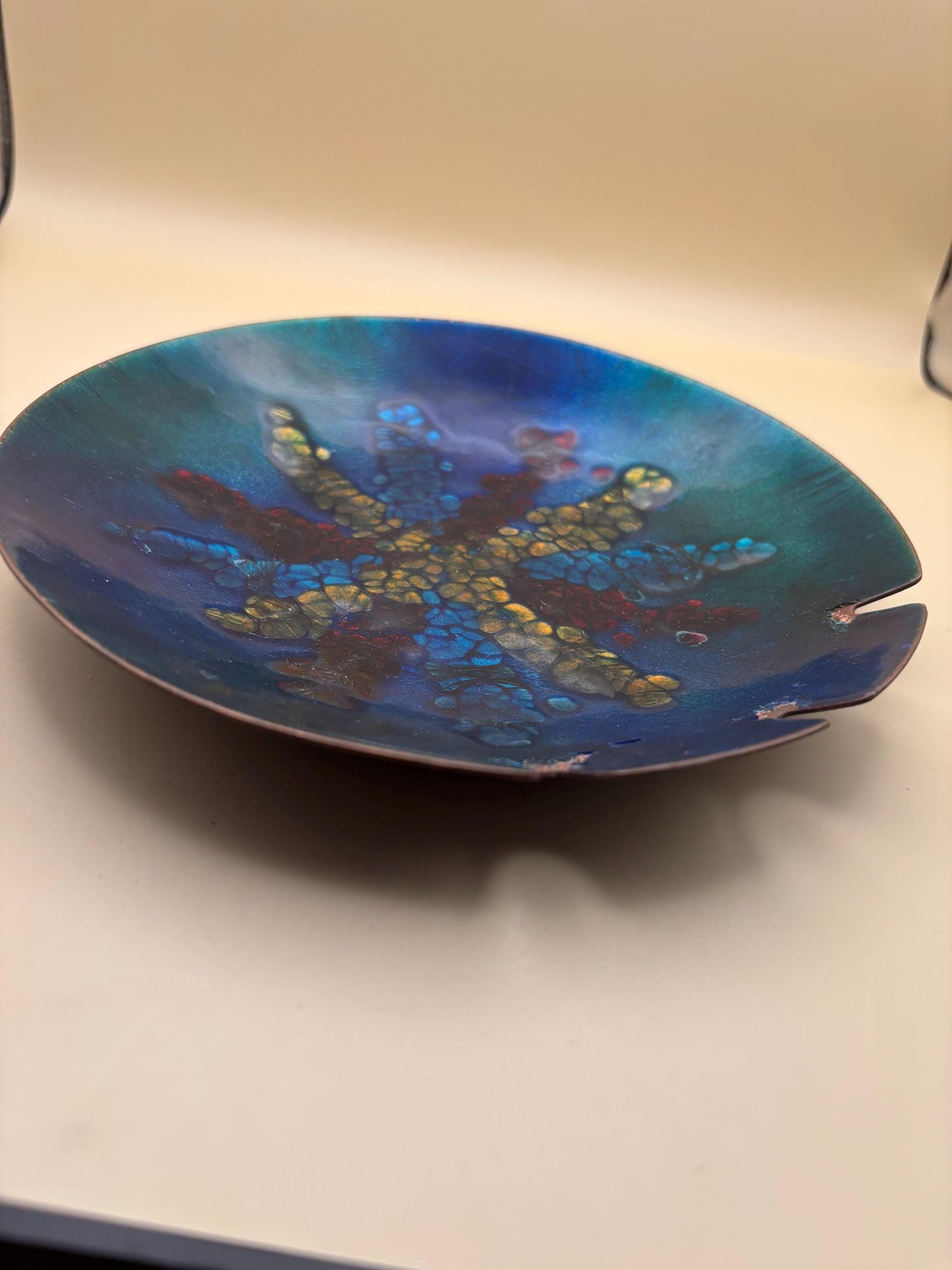 Vintage Hand Painted Coaster Choose Between 6 Colors Lover Antiques and Vintage