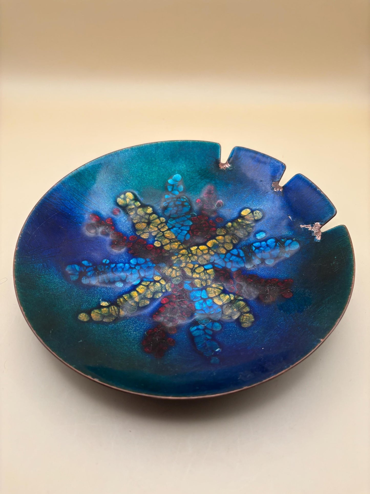 Vintage Hand Painted Coaster Choose Between 6 Colors Lover Antiques and Vintage