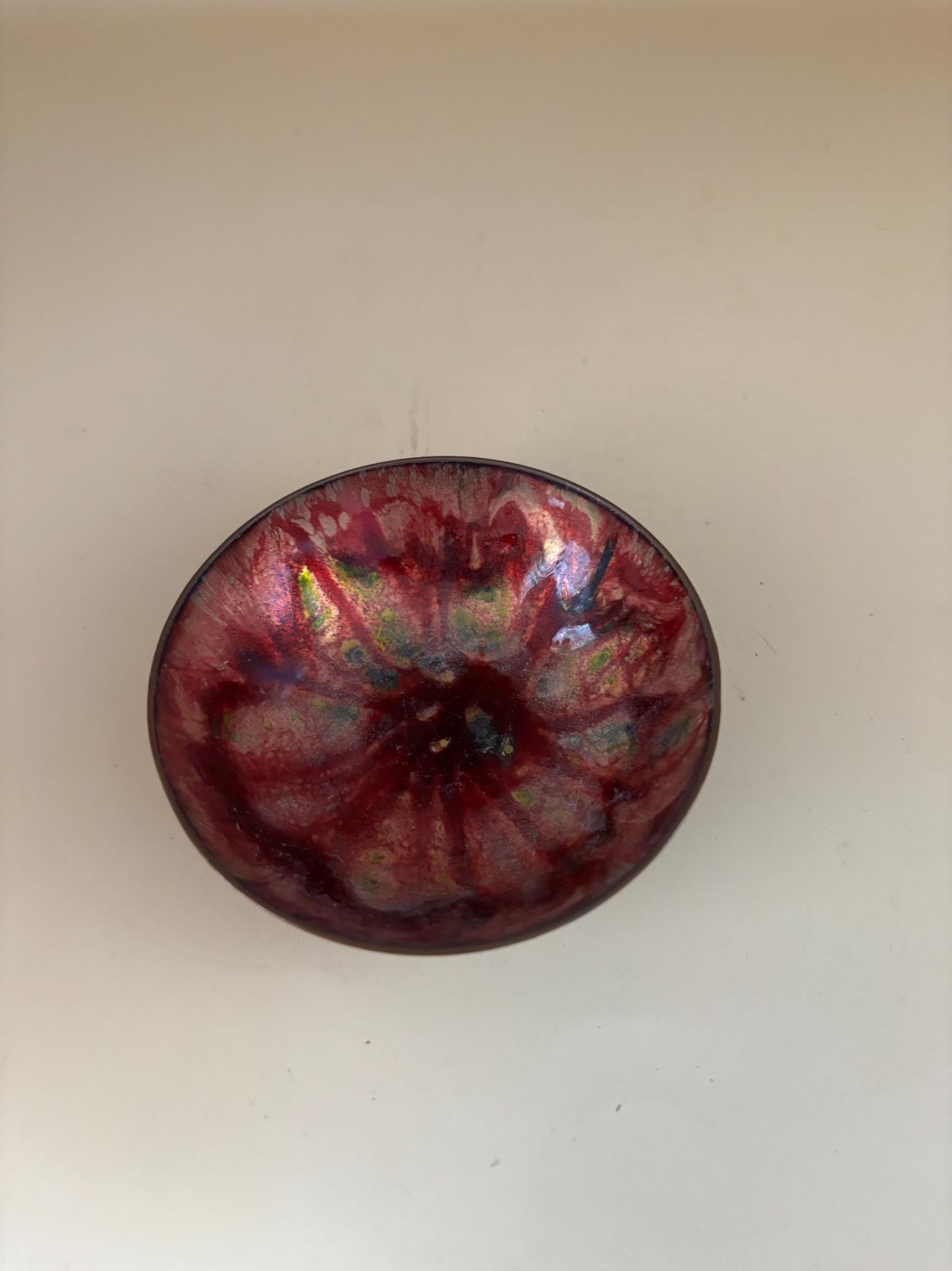 Vintage Red White Blue Flower Brooch Pin Jewelry brooches Lover Antiques and Vintage
