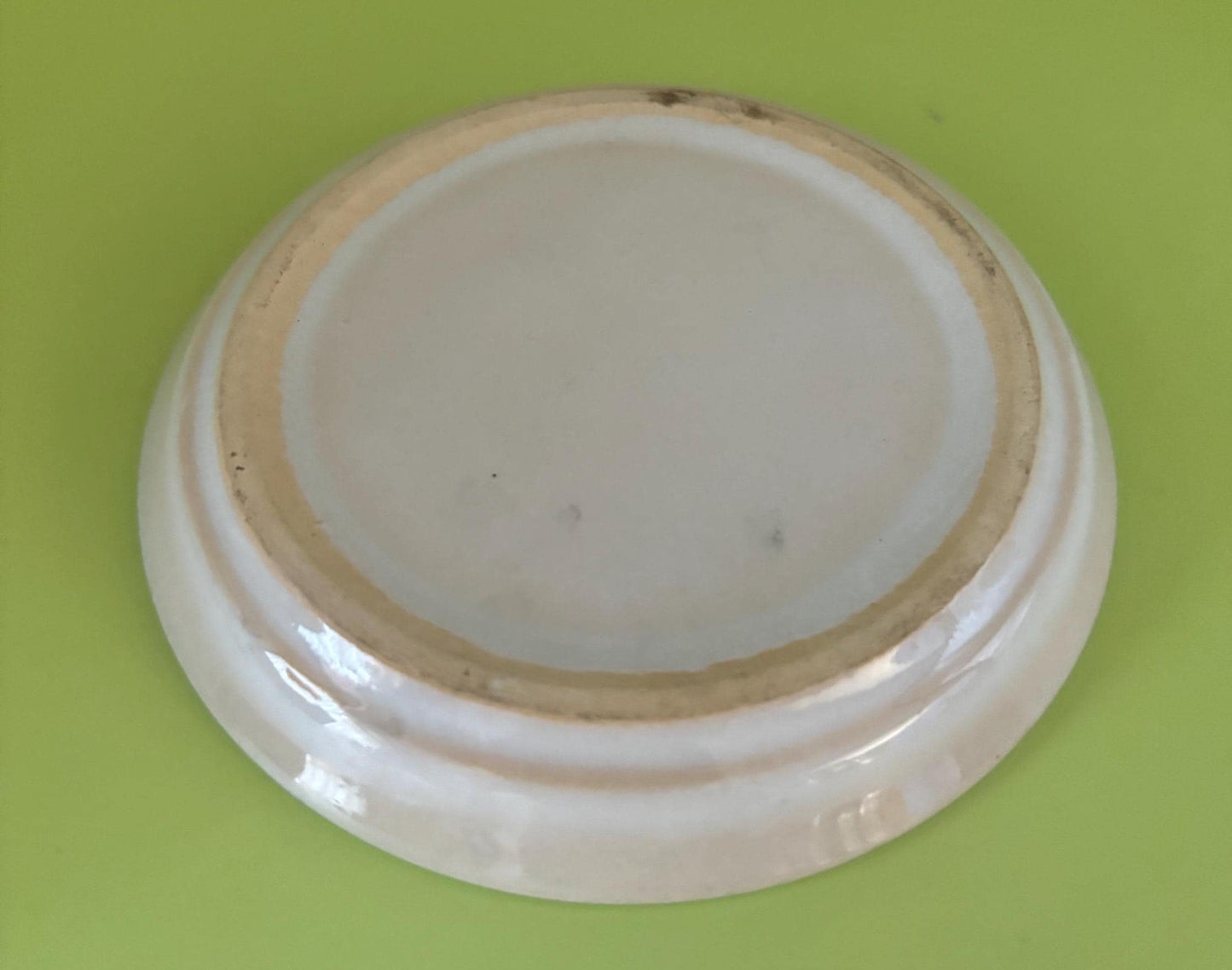 Vintage Green Marbled Coaster Lover Antiques and Vintage