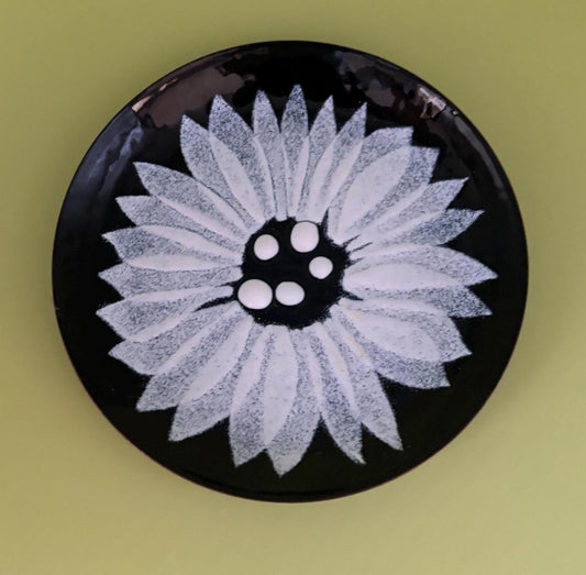 Vintage Bovano Hand Painted Flower Bowl Lover Antiques and Vintage
