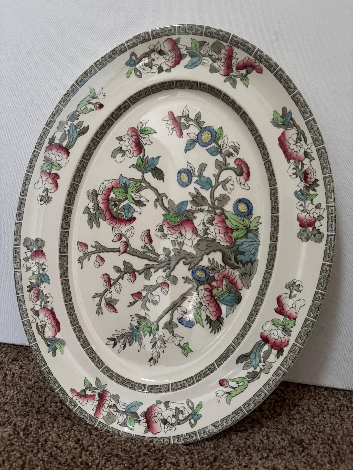 Vintage Indian Tree Johnson Bros Platter Made in England Lover Antiques and Vintage