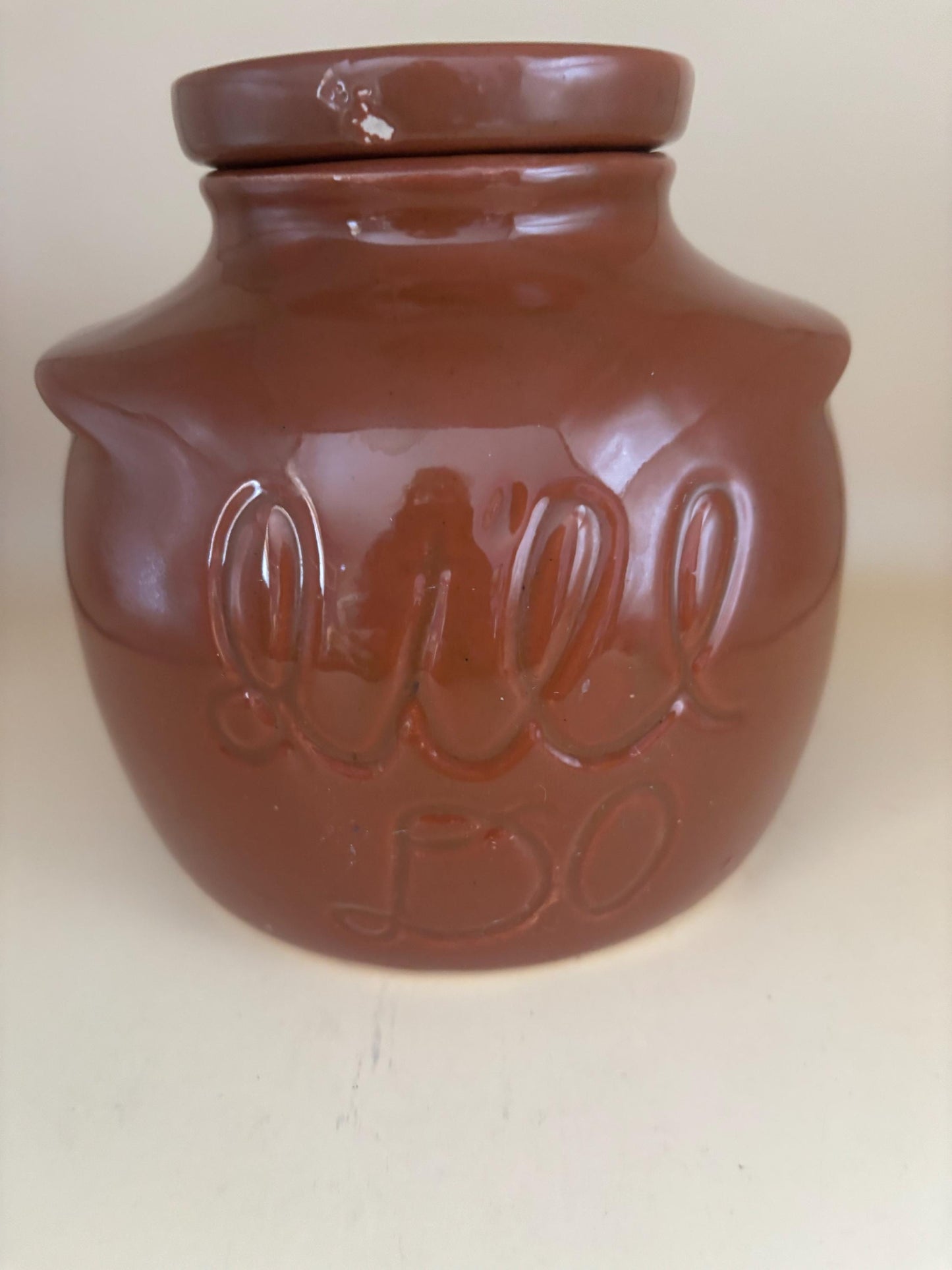 Vintage House of Webster Cookie Jar with Lid It'll Do Lidded Jar Container Lover Antiques and Vintage