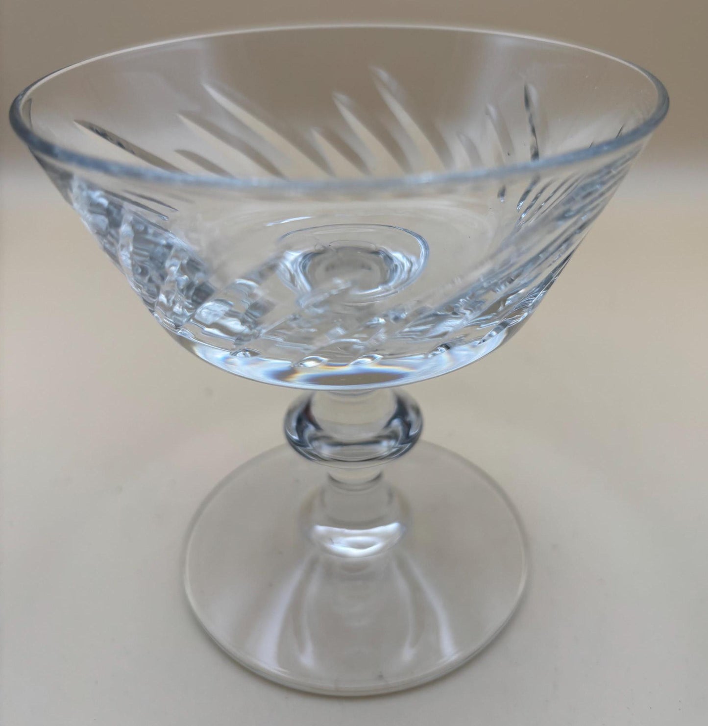 Vintage Crystal Dessert Glasses Set of 2 Lover Antiques and Vintage