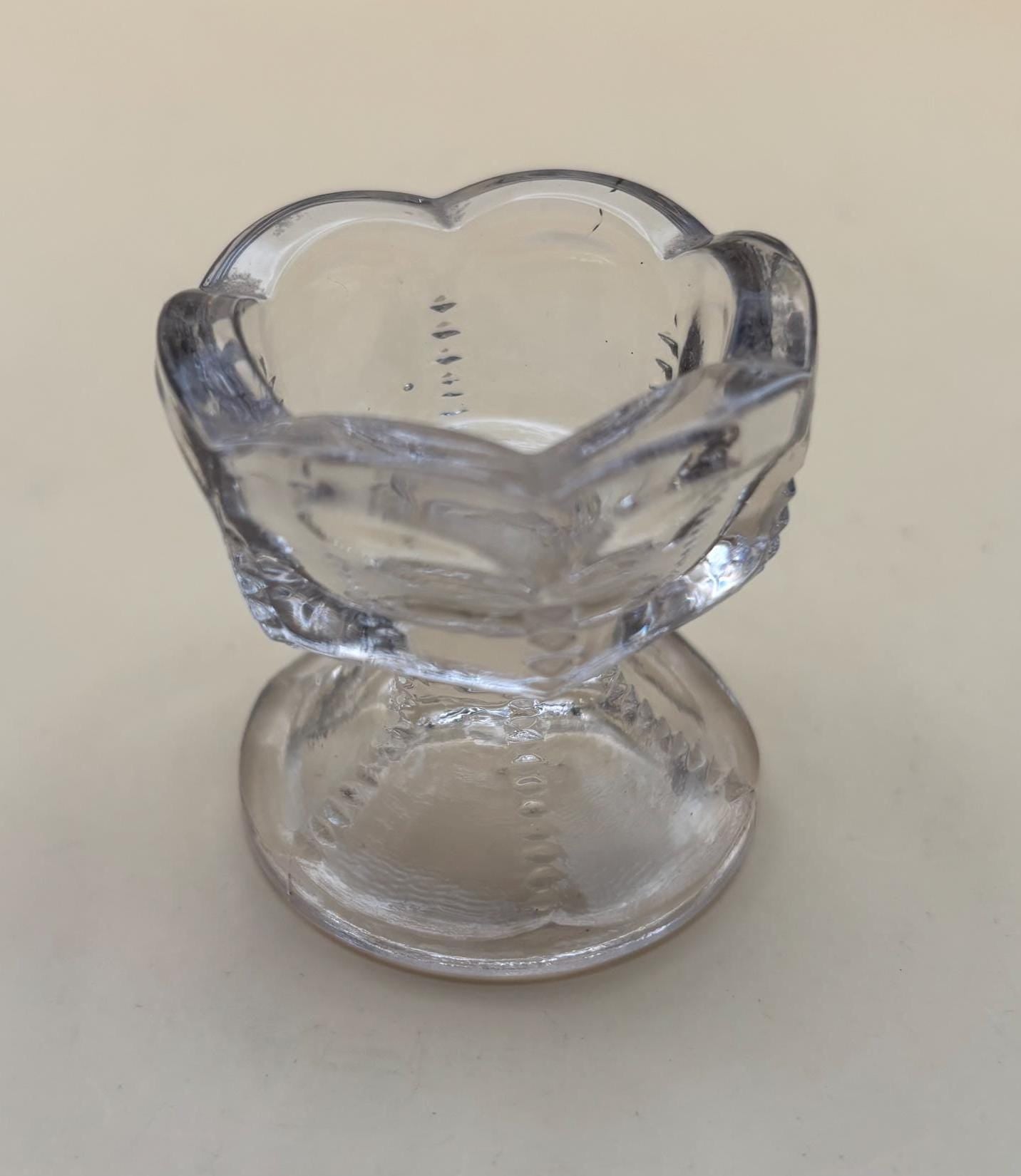 Vintage Cambridge Colonial Salt Dish Glass Bowl Lover Antiques and Vintage