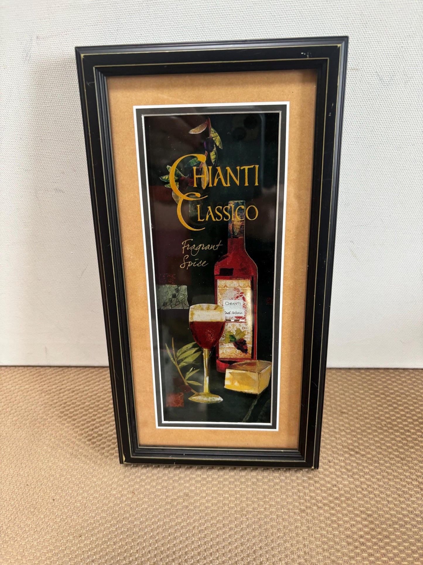 Vintage Chianti Classico Wall Hanging Fragrant Spice by Kate & Elizabeth Pope Plaque Art Lover Antiques and Vintage