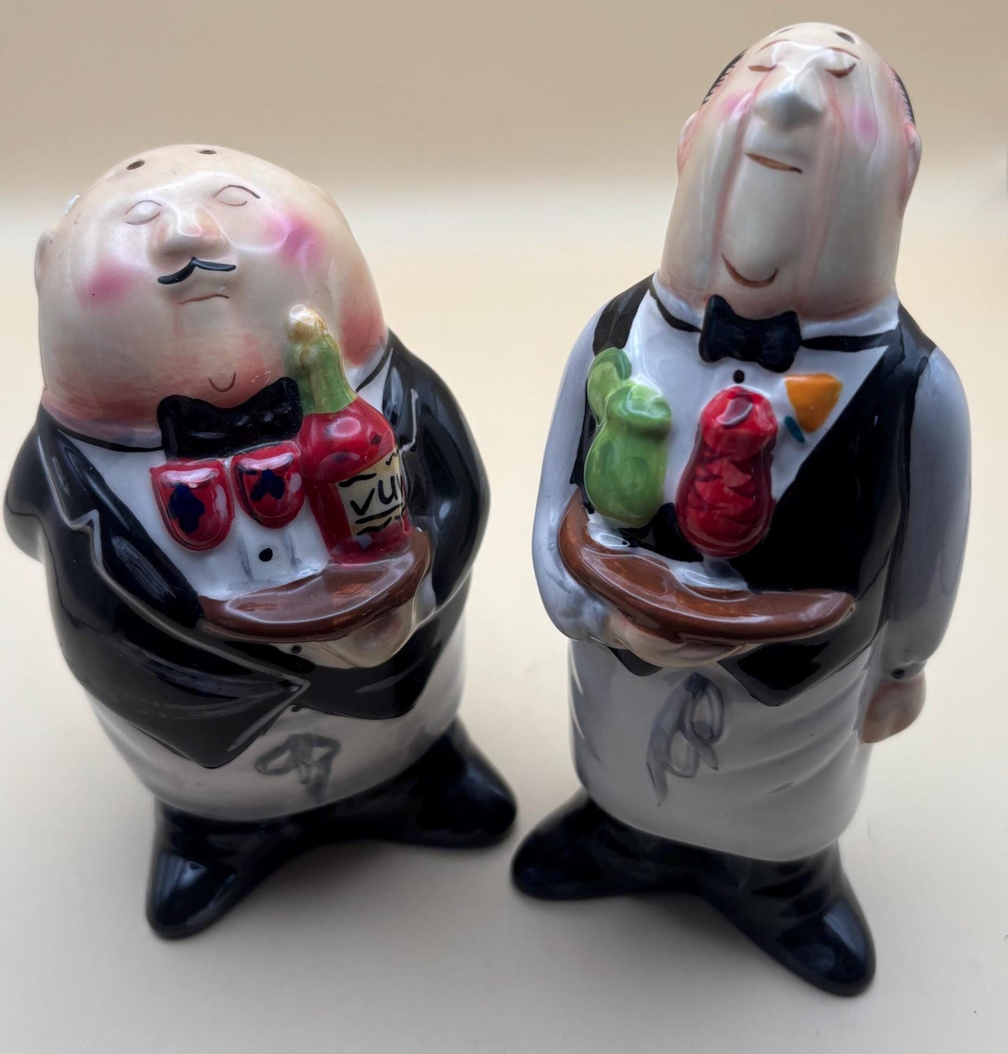 Vintage Waiter Butler Salt & Pepper Shakers by Tracey Flickinger Lover Antiques and Vintage