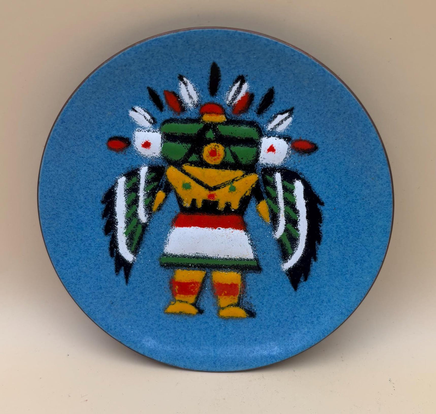 Vintage Hand Painted Coaster Choose Between 6 Colors Lover Antiques and Vintage