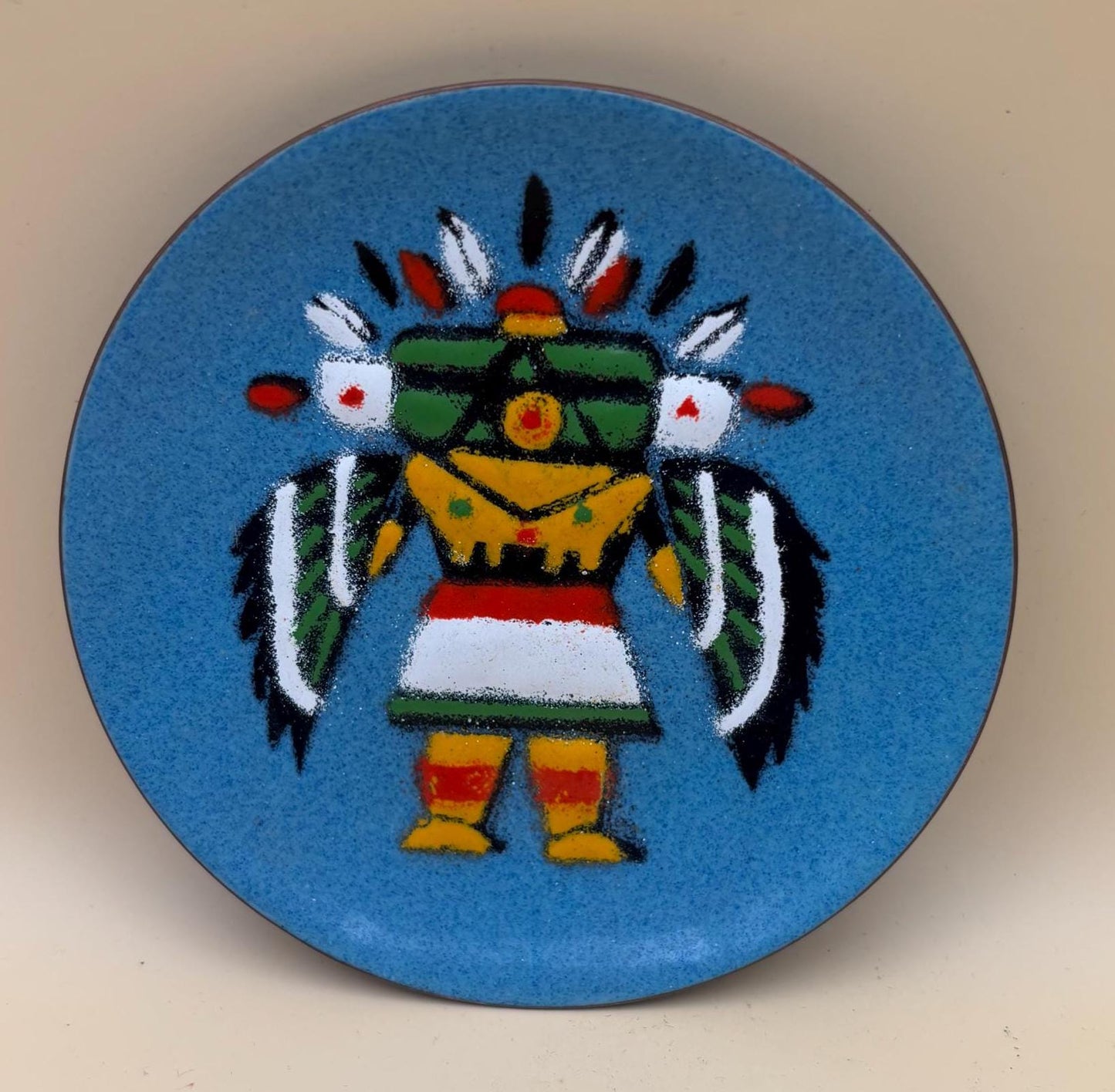 Vintage Hand Painted Coaster Choose Between 6 Colors Lover Antiques and Vintage