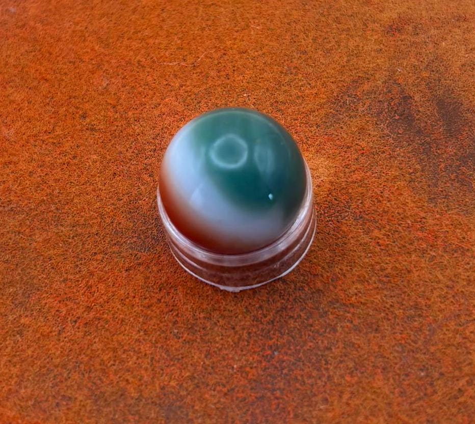 Vintage Marble King Rainbow Glass Marble Red White Blue Marble Lover Antiques and Vintage
