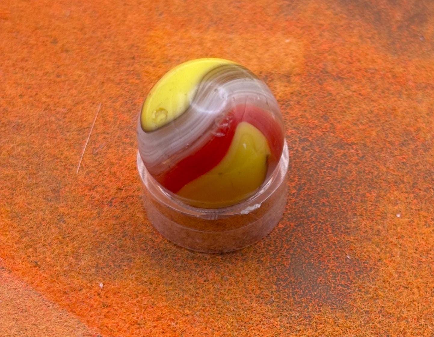 Vintage Akro Popeye Tri Color Onyx Marble Lover Antiques and Vintage