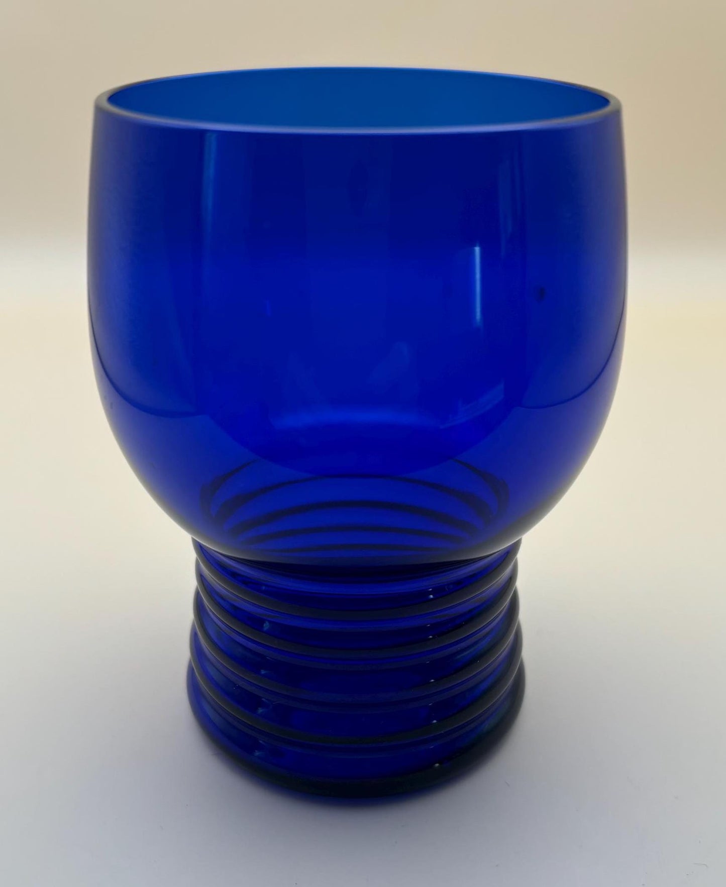 Vintage Imperial Glass Cobalt Blue Set of 4 Glasses Lover Antiques and Vintage