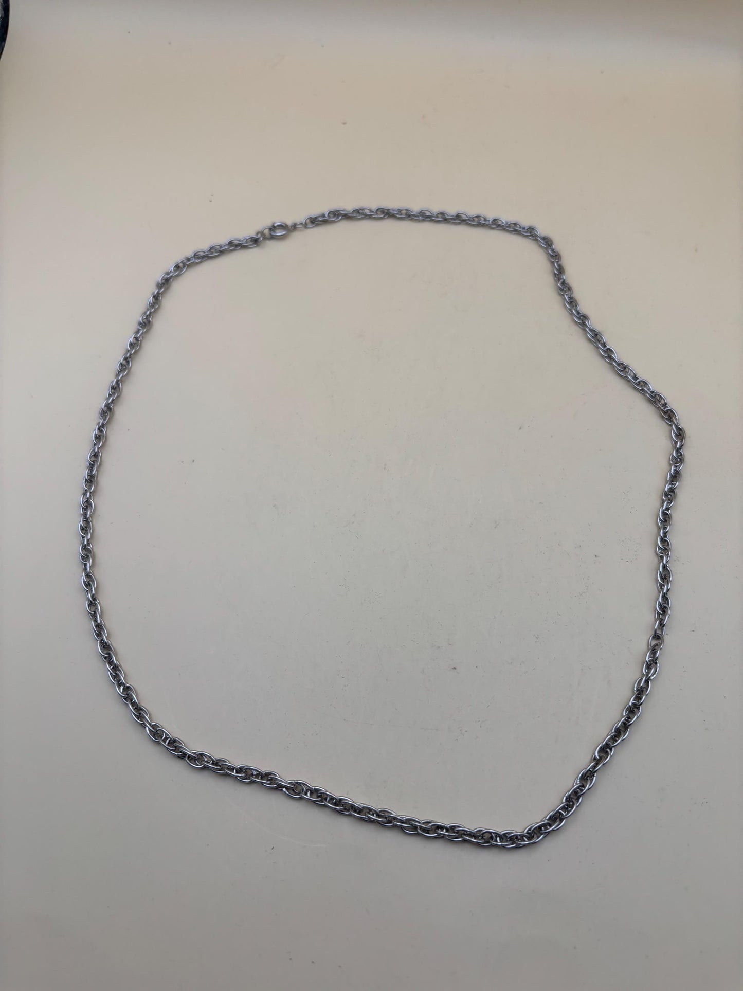 Vintage Silver Necklace Lover Antiques and Vintage