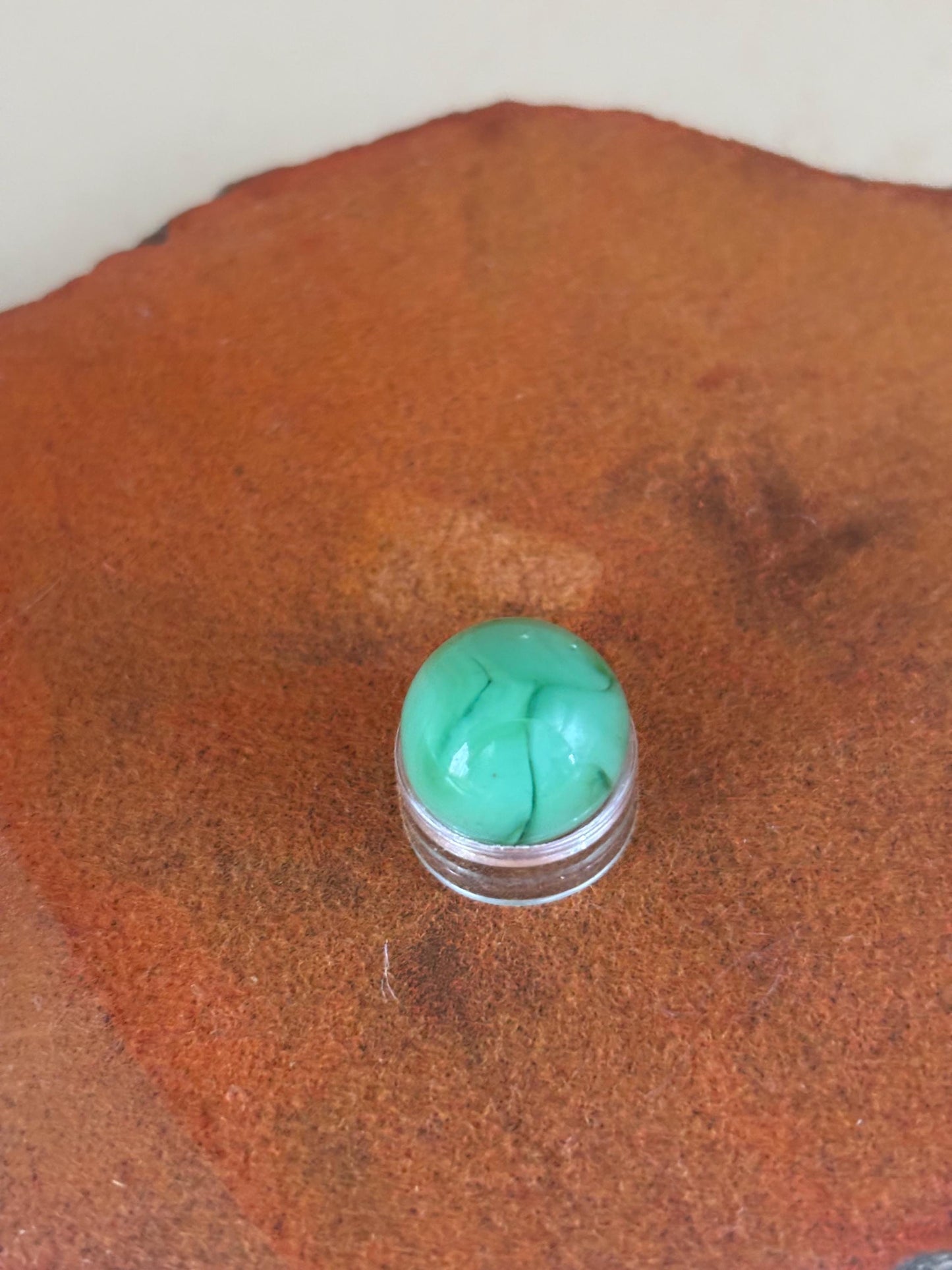 Vintage Uranium Glass Marble Champion Glowing Marbles Lover Antiques and Vintage