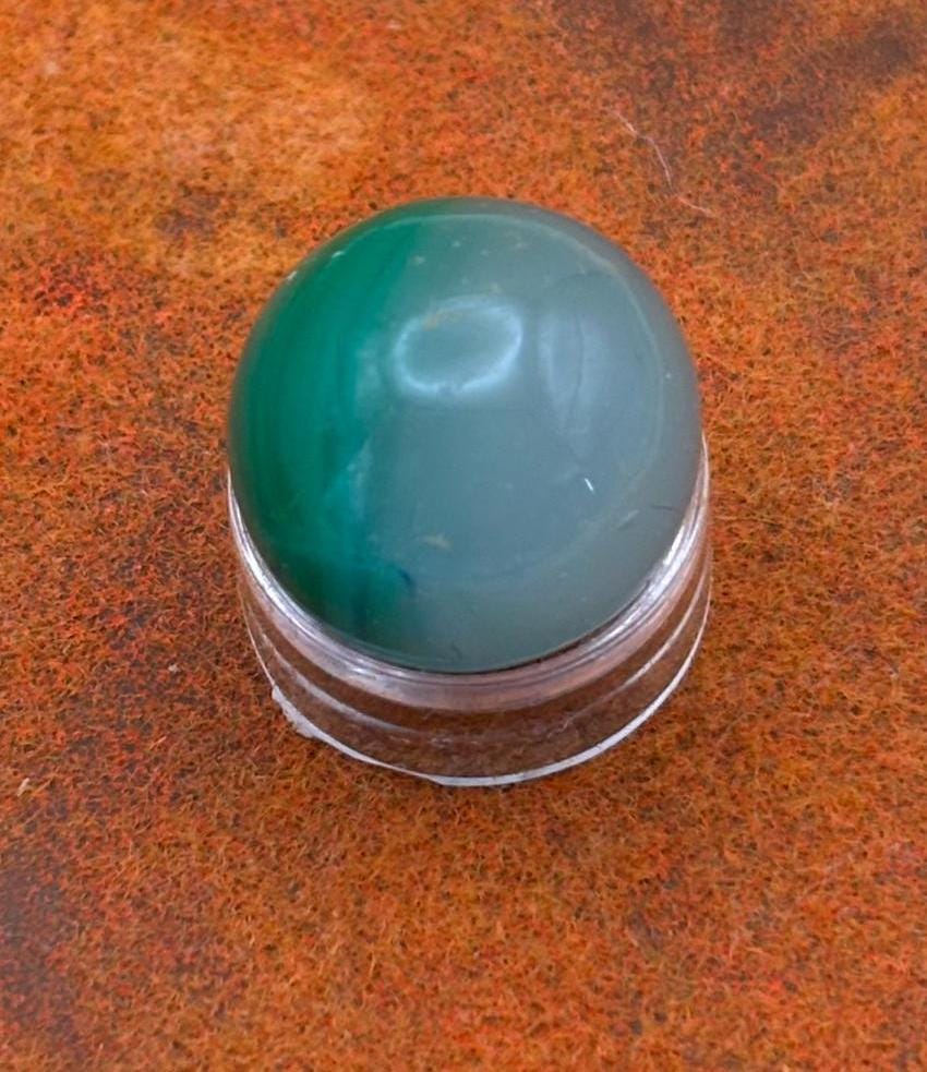 Vintage Vitro All Red Glass Marble Lover Antiques and Vintage