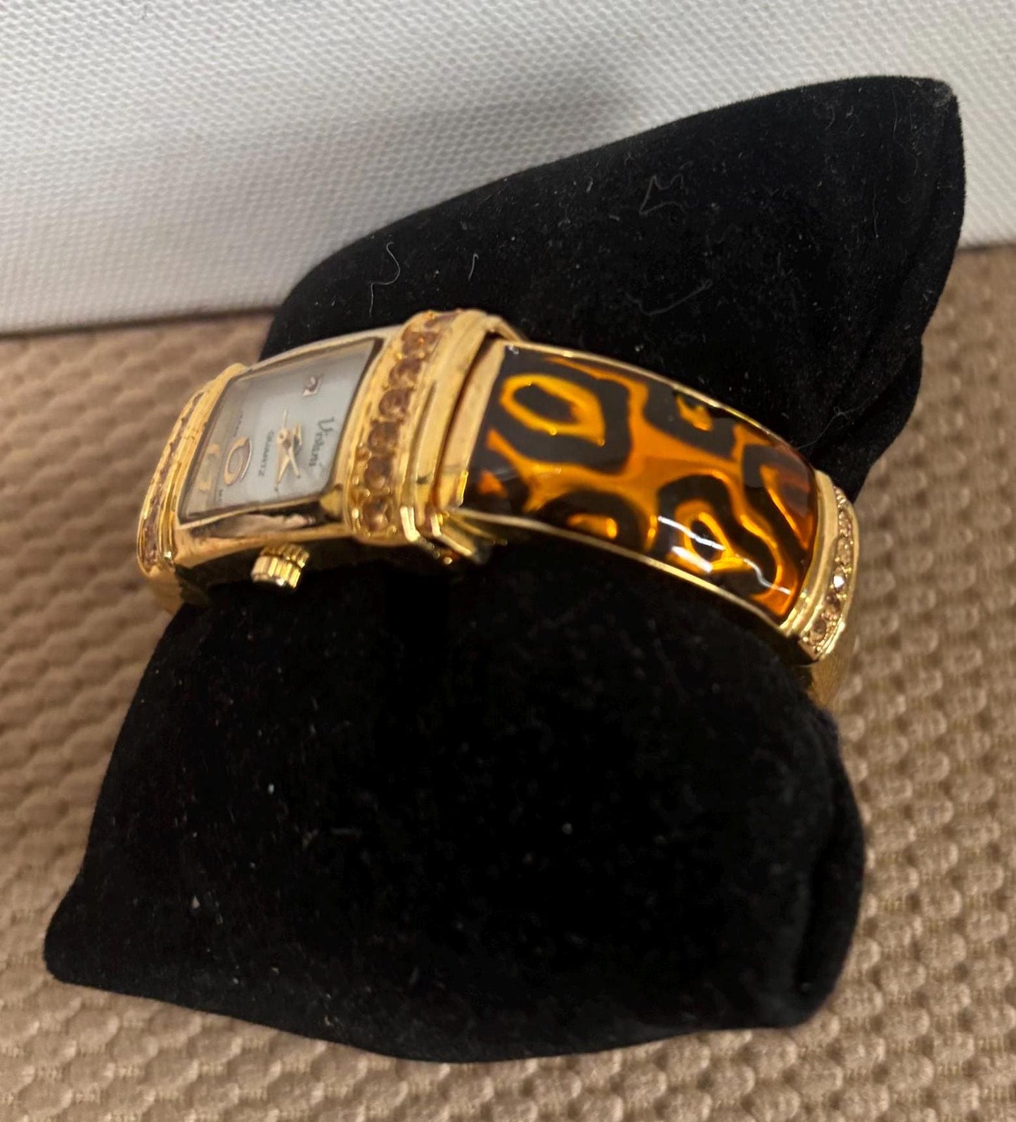 Vintage Vivian Quartz Watch Cuff Bangle Style Women's Watch Lover Antiques and Vintage