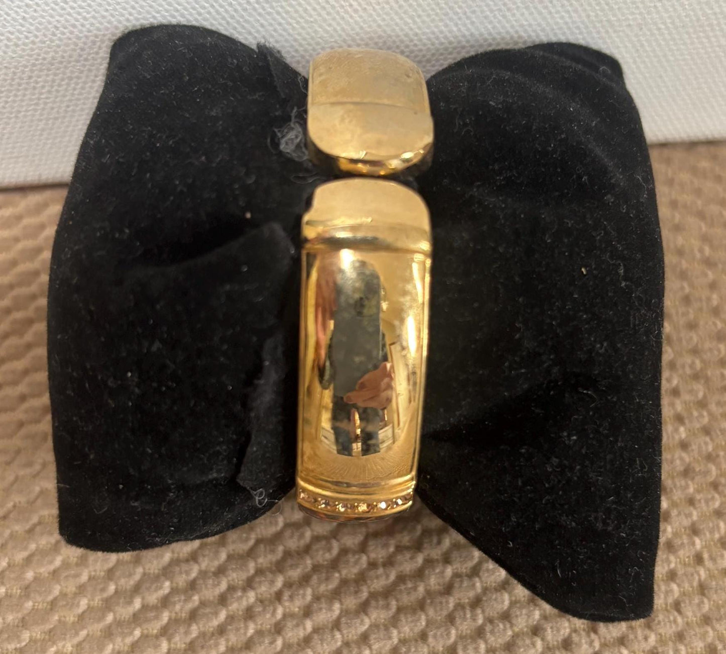 Vintage Vivian Quartz Watch Cuff Bangle Style Women's Watch Lover Antiques and Vintage