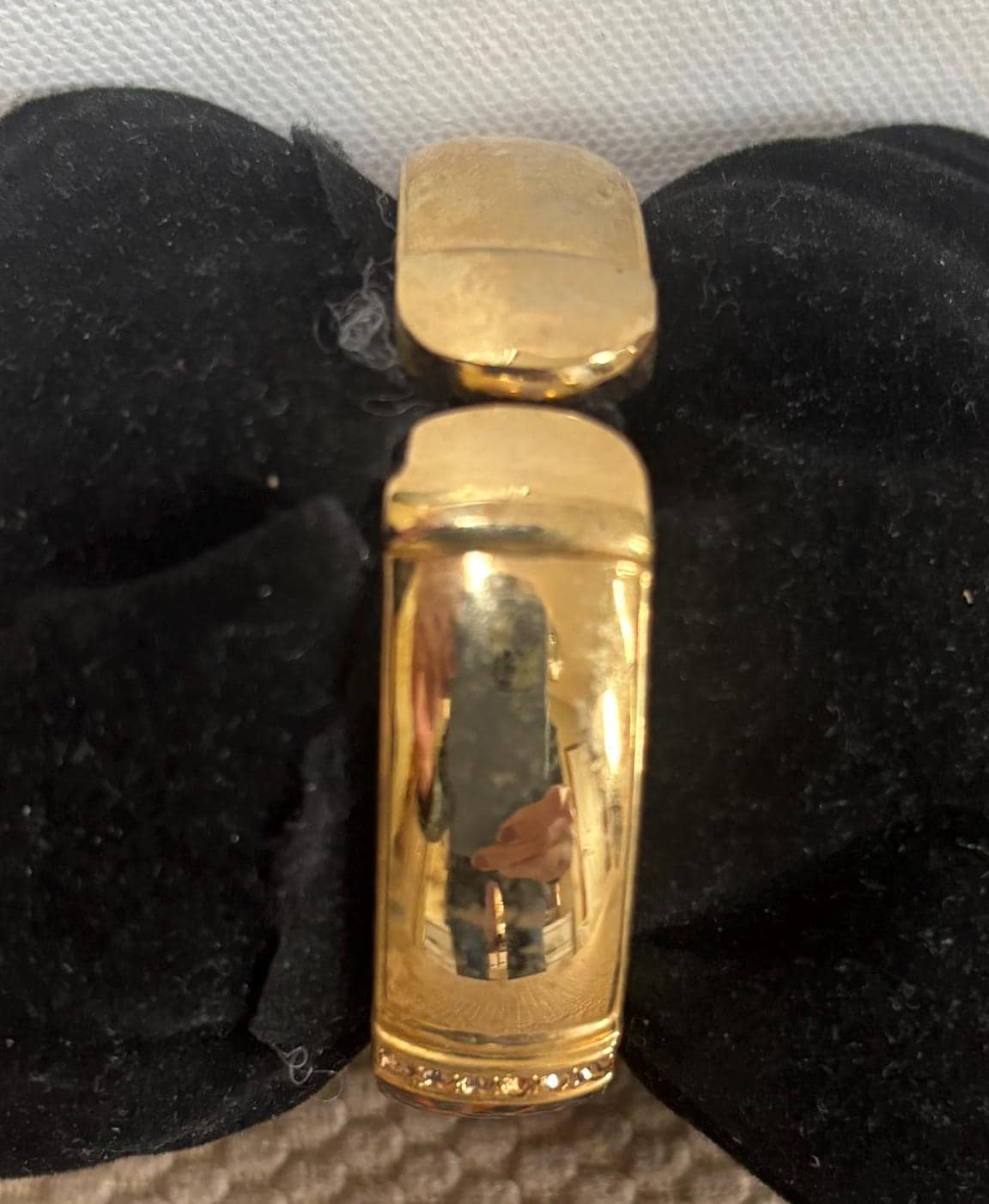 Vintage Vivian Quartz Watch Cuff Bangle Style Women's Watch Lover Antiques and Vintage