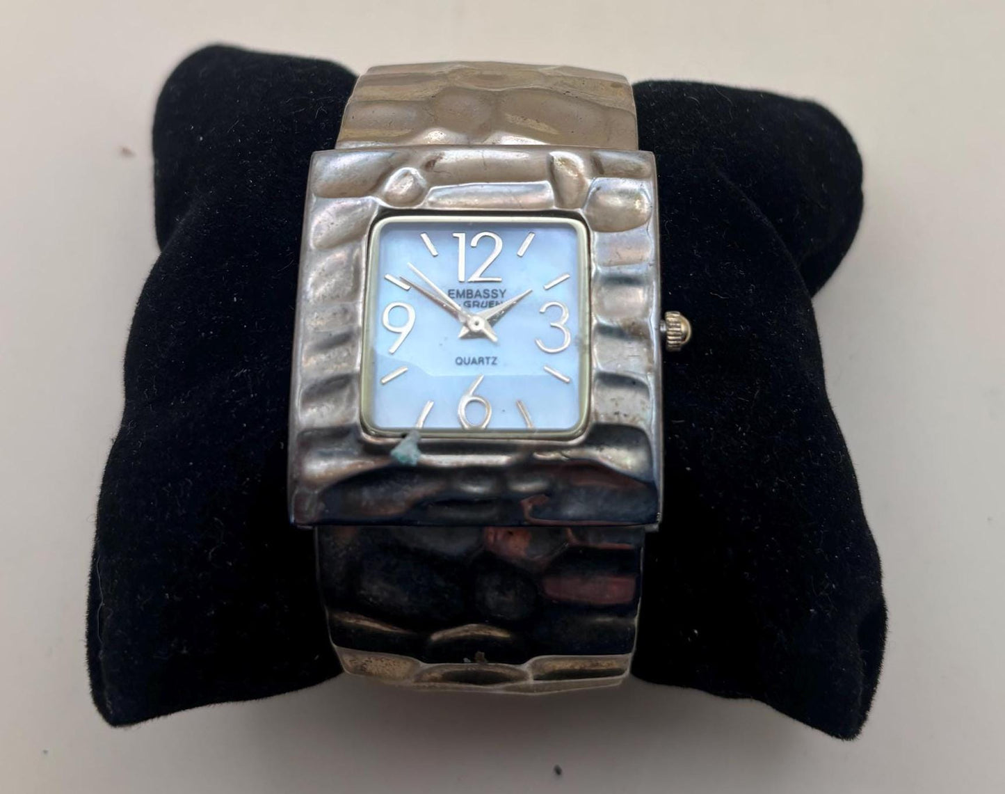 Vintage Geneva Platinum Quartz Watch Lover Antiques and Vintage