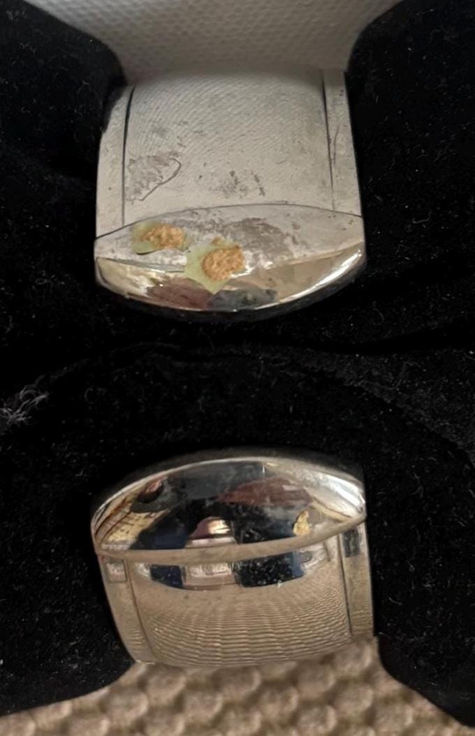 Vintage Geneva Platinum Quartz Watch Lover Antiques and Vintage