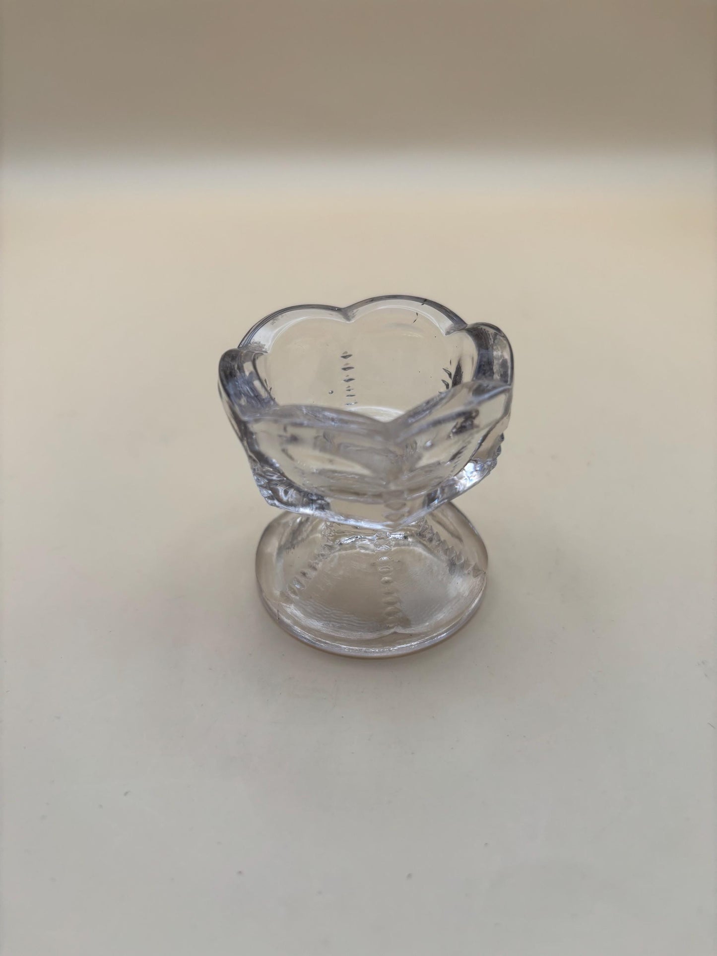 Vintage Cambridge Colonial Salt Dish Glass Bowl Lover Antiques and Vintage