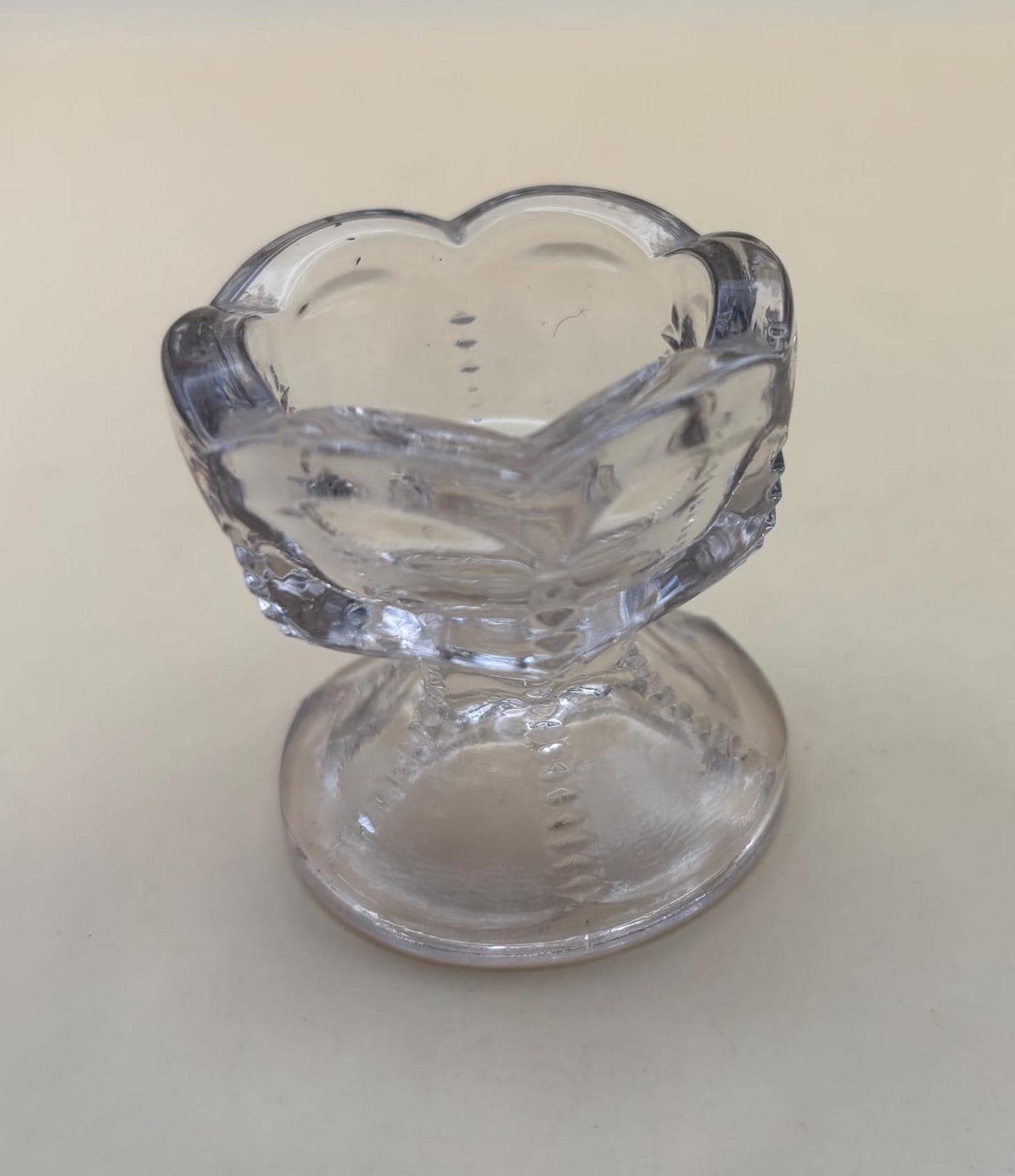 Vintage Cambridge Colonial Salt Dish Glass Bowl Lover Antiques and Vintage