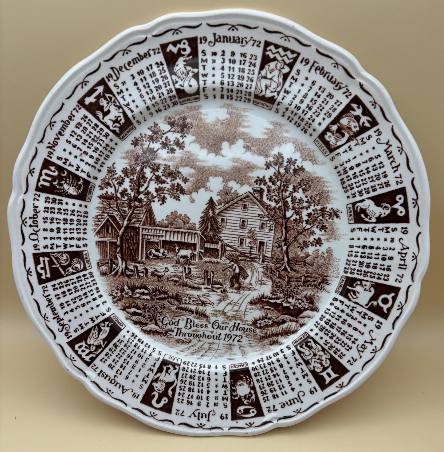 Vintage Alfred Meakin Staffordshire England The Friendship of Salem Fair Winds Original Copper Engravings Dinner Plate Lover Antiques