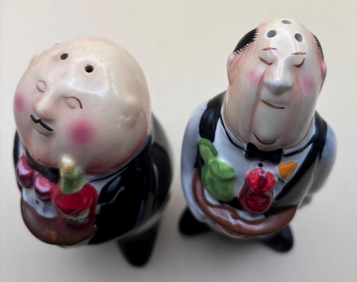 Vintage Waiter Butler Salt & Pepper Shakers by Tracey Flickinger Lover Antiques and Vintage