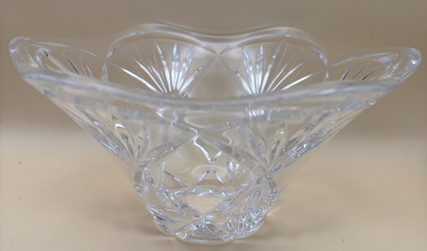 Vintage LG Wright Glass Co Daisy & Cube Amber Goblet Lover Antiques and Vintage