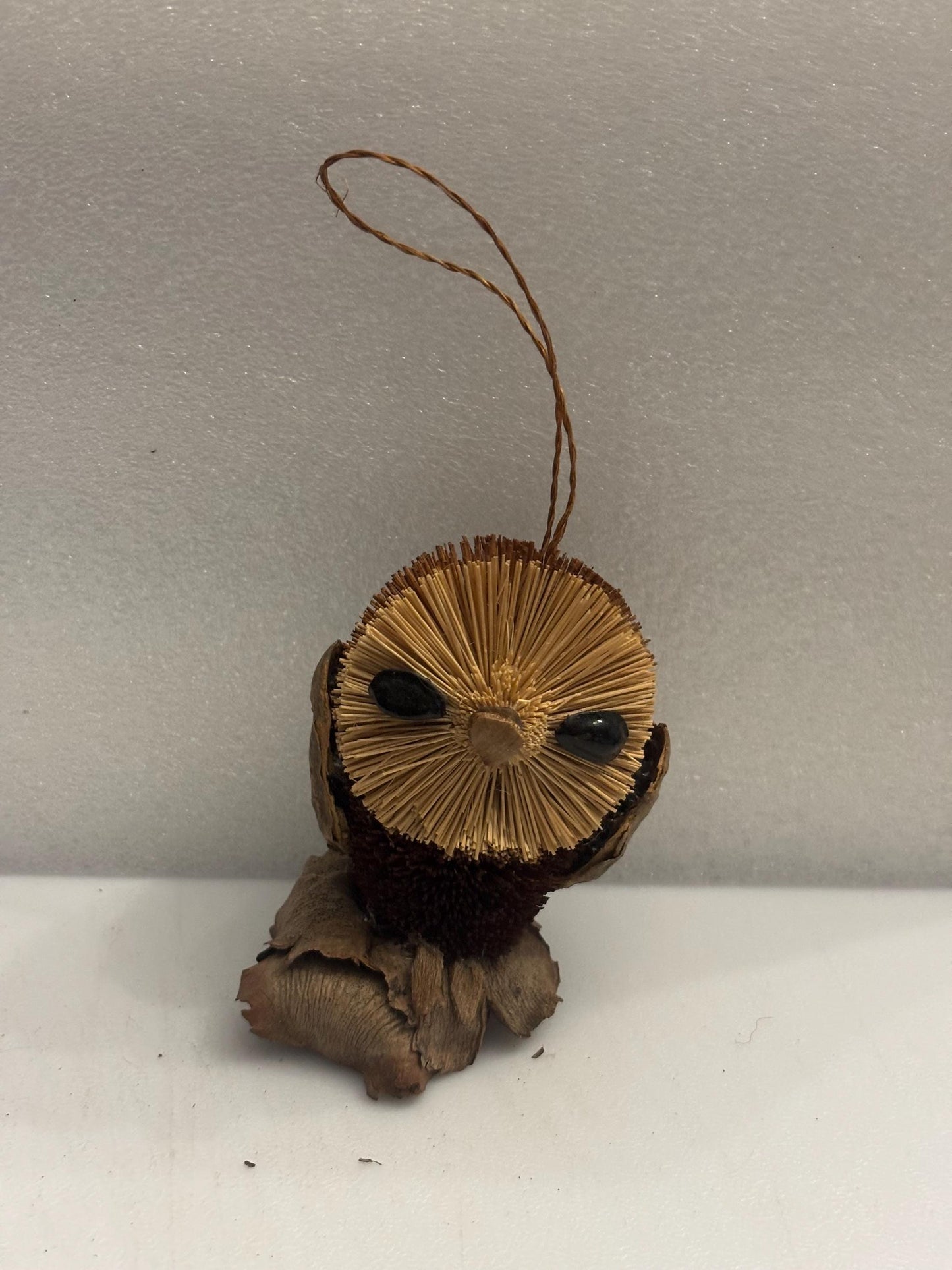 Vintage Owl Figurine Made of Wood Statue Lover Antiques and Vintage