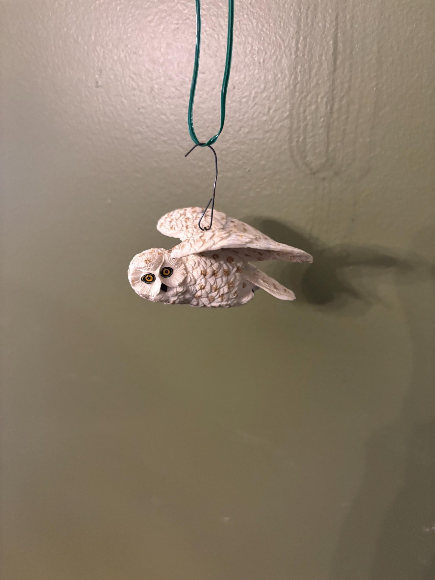 Vintage Owl Figurine Made of Wood Statue Lover Antiques and Vintage